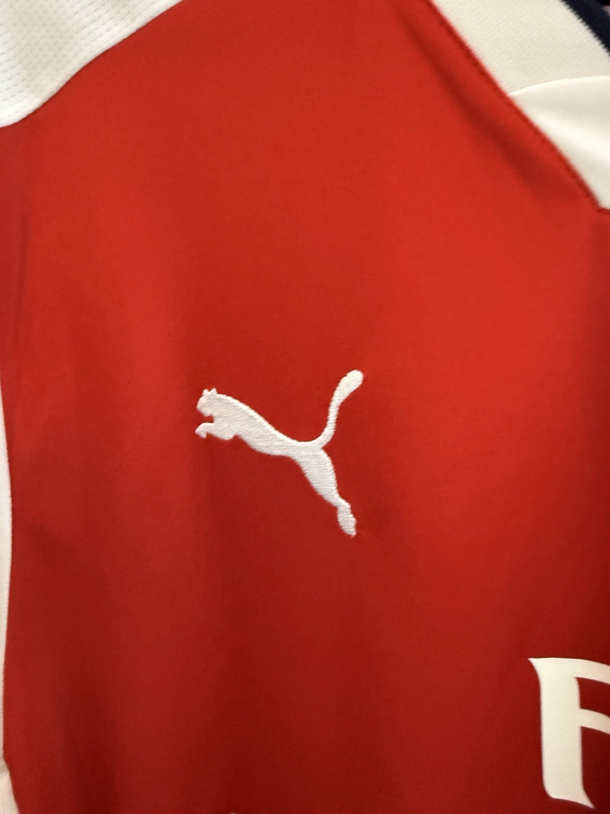 Arsenal Gibbs #3 2016/17 Large Home Shirt Excellent Condition 749712