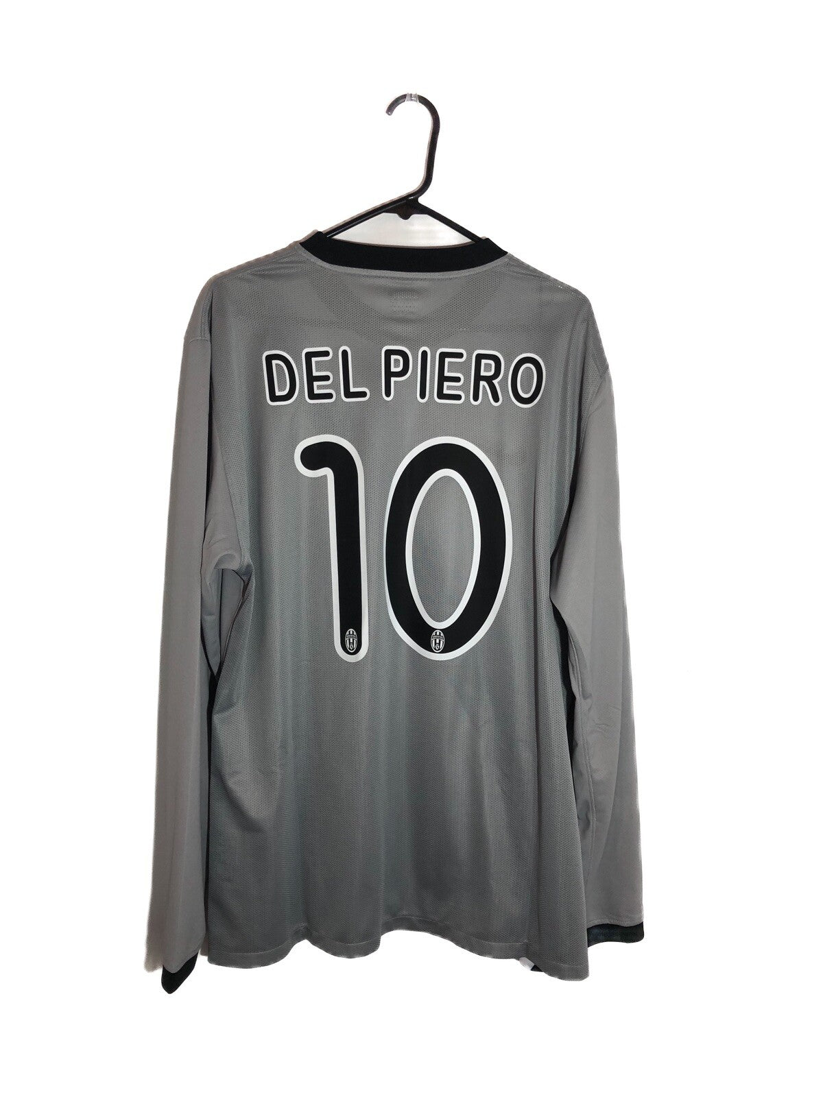 Juventus Del Piero #10 2009/10 XL Away Printed Wash Tag Excellent Condition