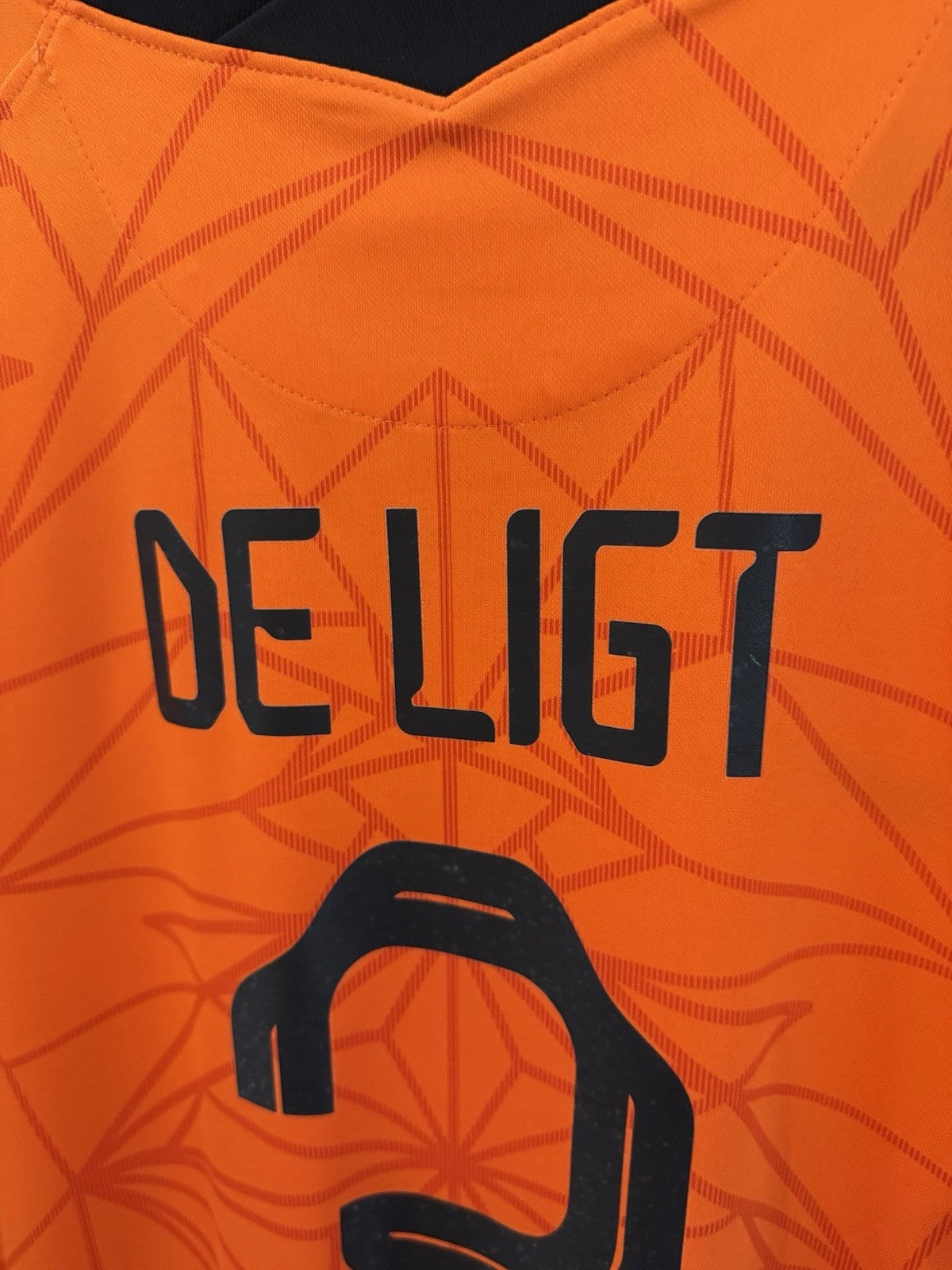 Netherlands De Ligt #3 2021 Large Home Shirt Nike Excellent Condition CD0712-819