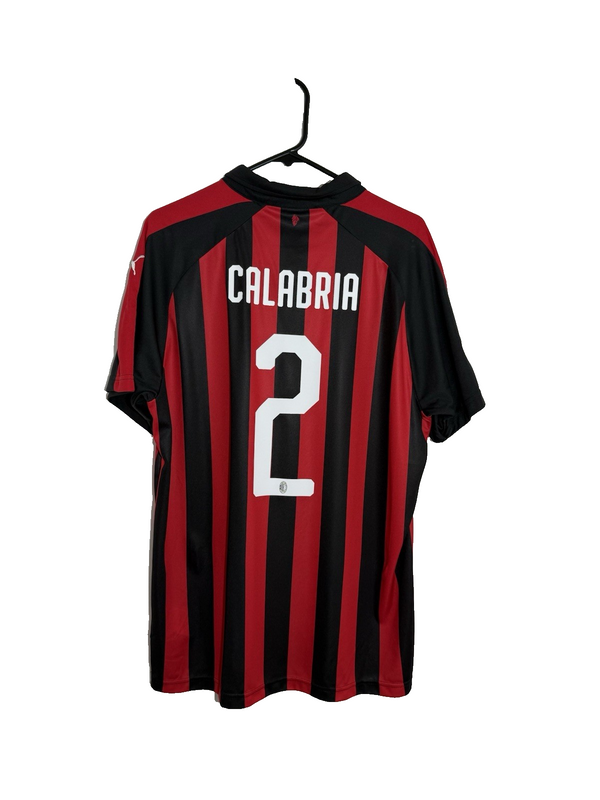 AC Milan Calabria #2 2018/19 XL Home Shirt Puma BNWT 754419-06