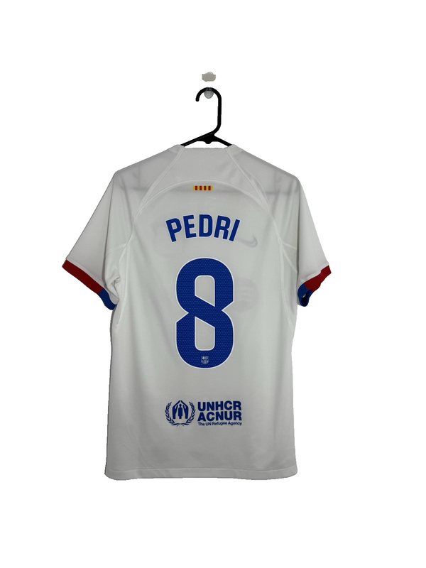 Barcelona Pedri #8 2023/24 Small Away Shirt Excellent Condition DX2686-101