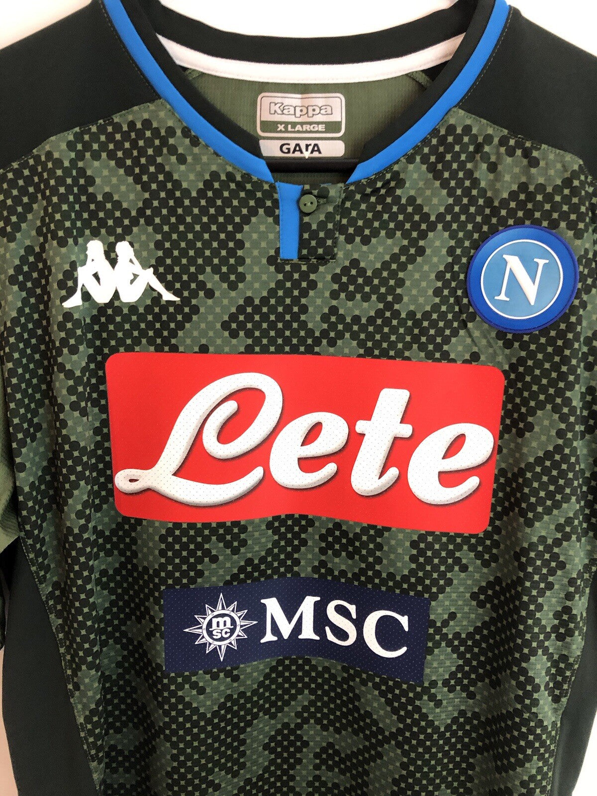 Napoli Koulibaly #26 2019/20 Kappa Xl Away Shirt BNWT 304NWA0