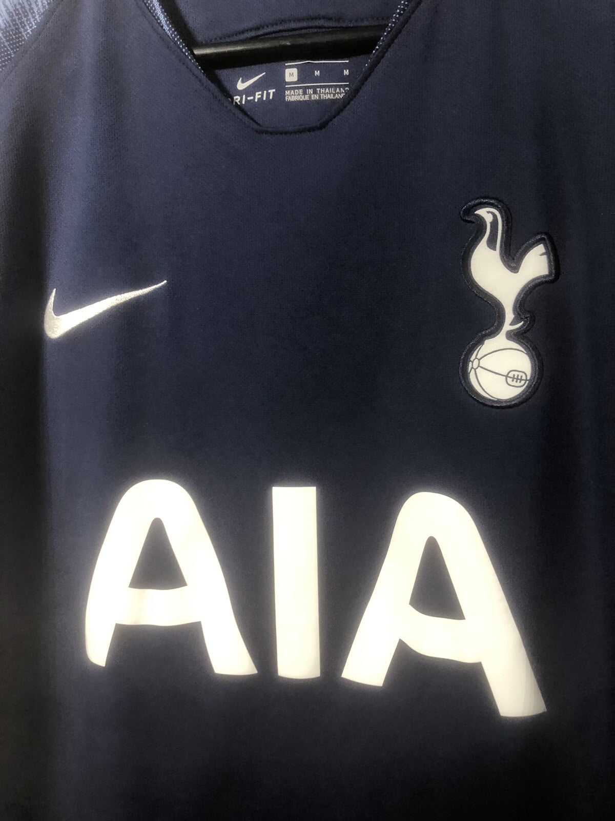 Tottenham Hotspur Son #7 2018/19 Medium Away Nike Excellent Condition 919004-430