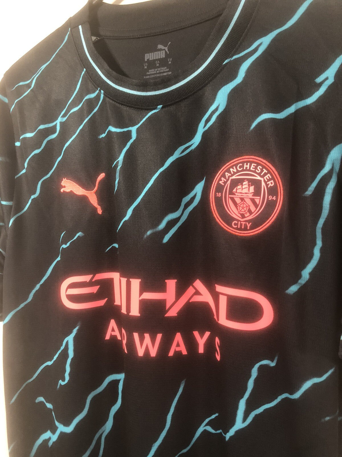 Manchester City Haaland #9 2023/24 Medium 3rd Excellent Condition 770461-03