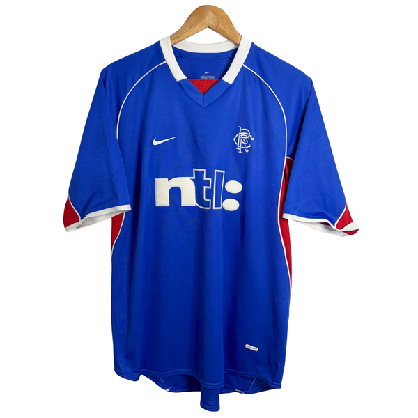 2001-02 Rangers Home Shirt - L
