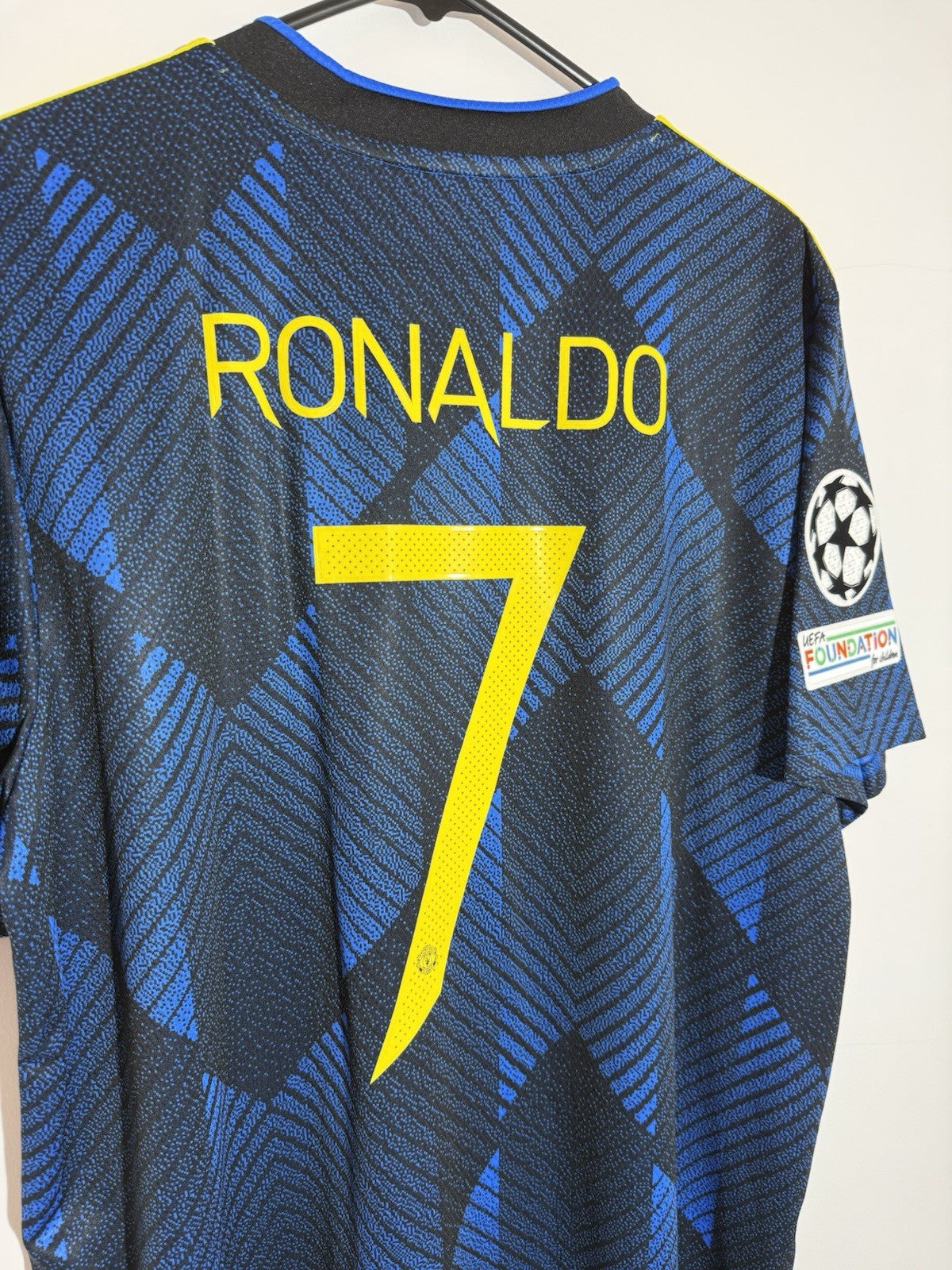 Manchester United Ronaldo #7 2021/22 XL CL 3rd Shirt BNWT GM4616
