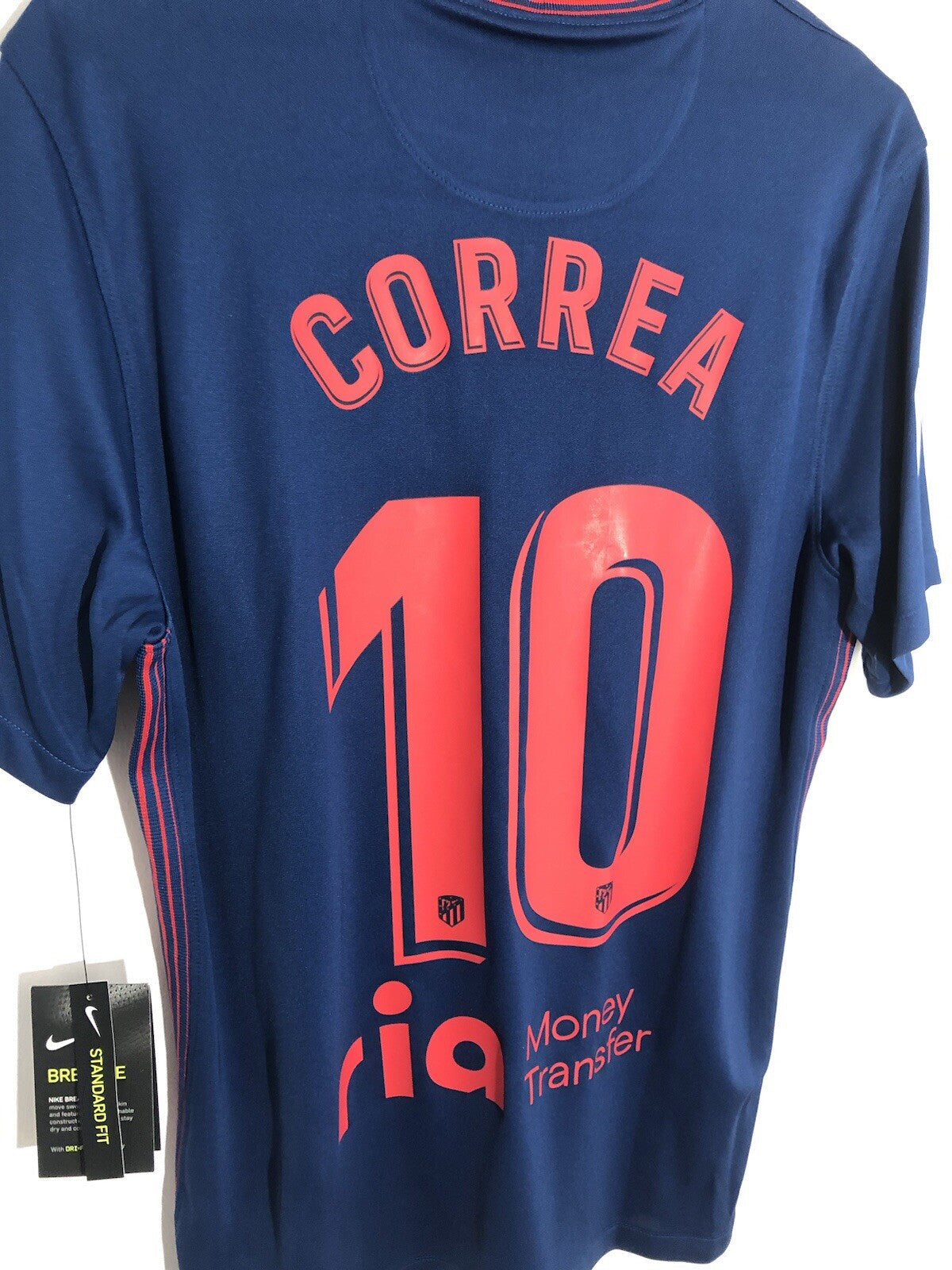 Atletico Madrid Correa #10 2020/21 Medium Away BNWT CD4223-491