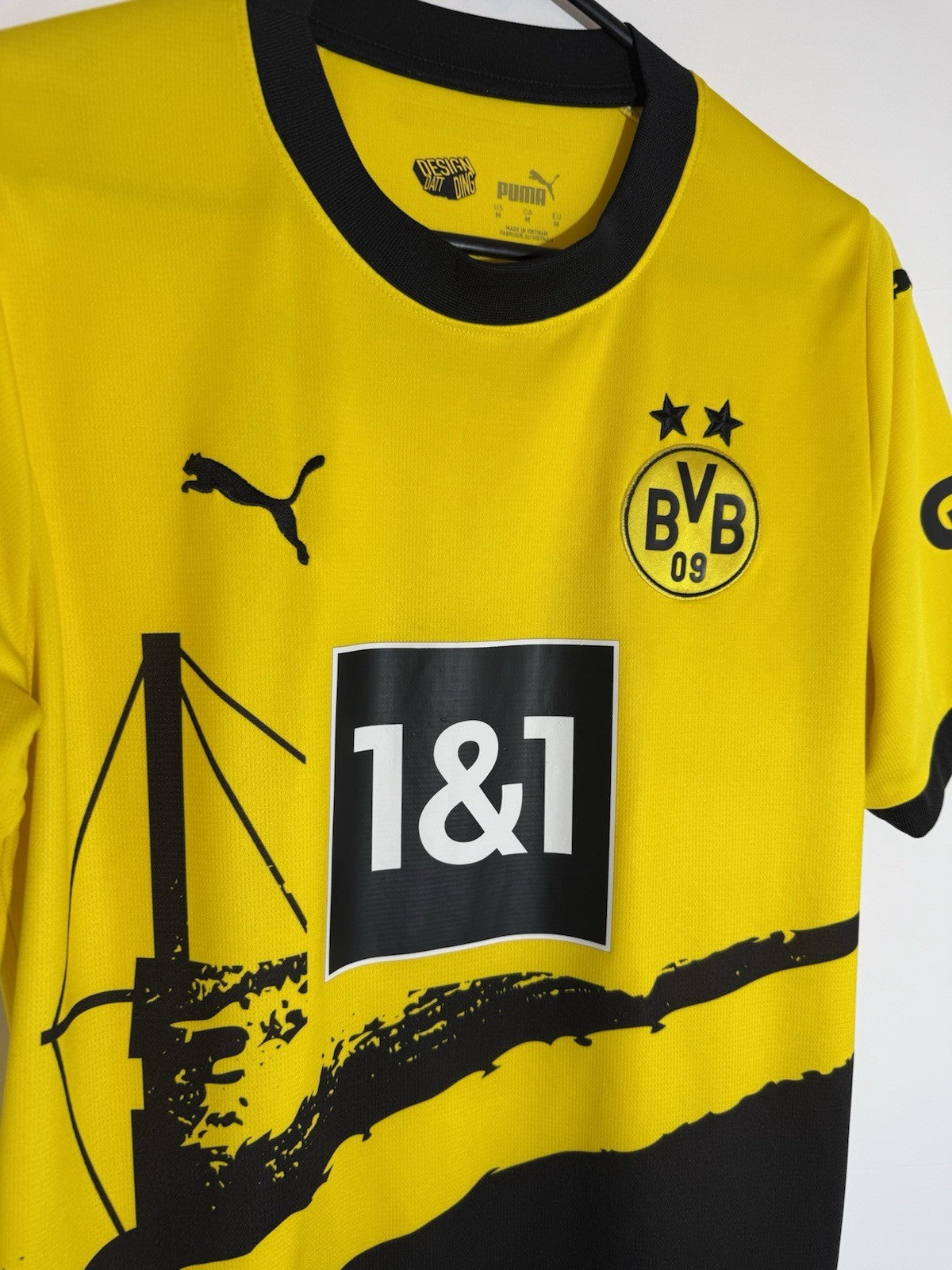 Borussia Dortmund Haller #9 2023/24 Medium Home Excellent Condition 770604-01