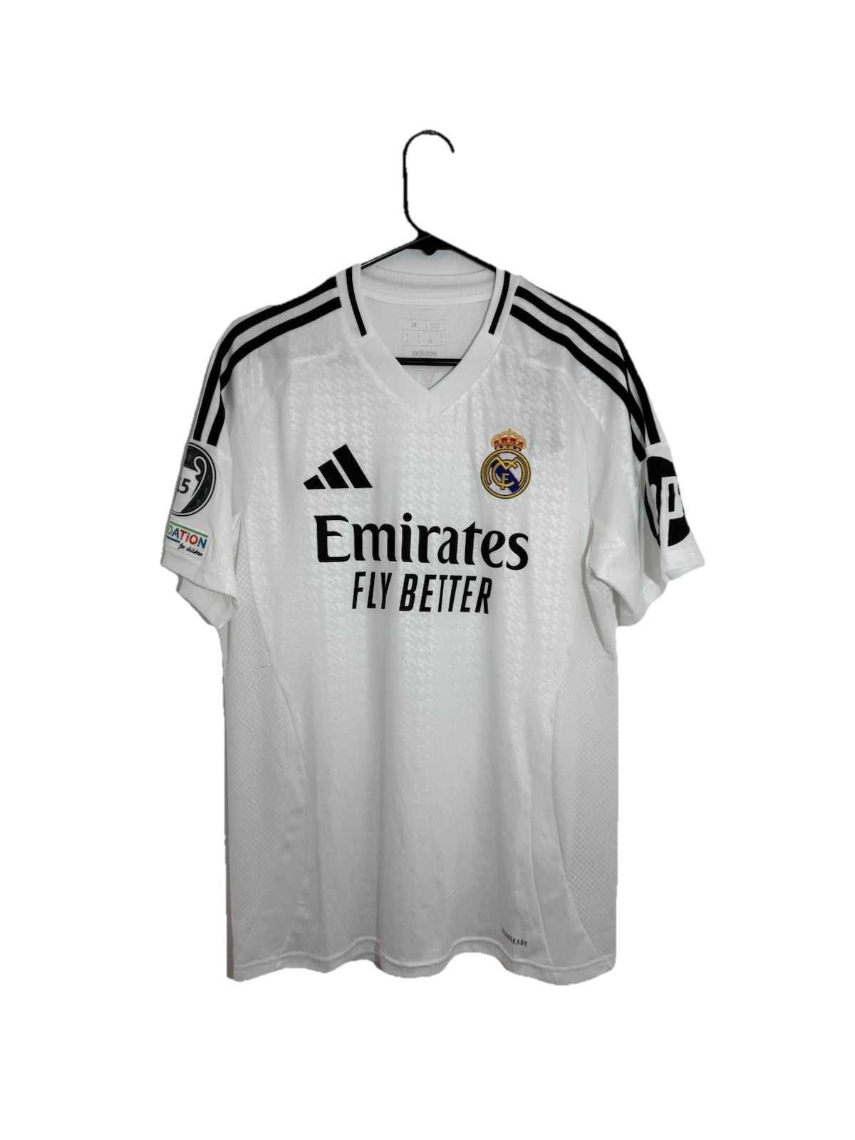 Real Madrid Bellingham #5 2024/25 Medium CL Home Shirt BNWT IU5011