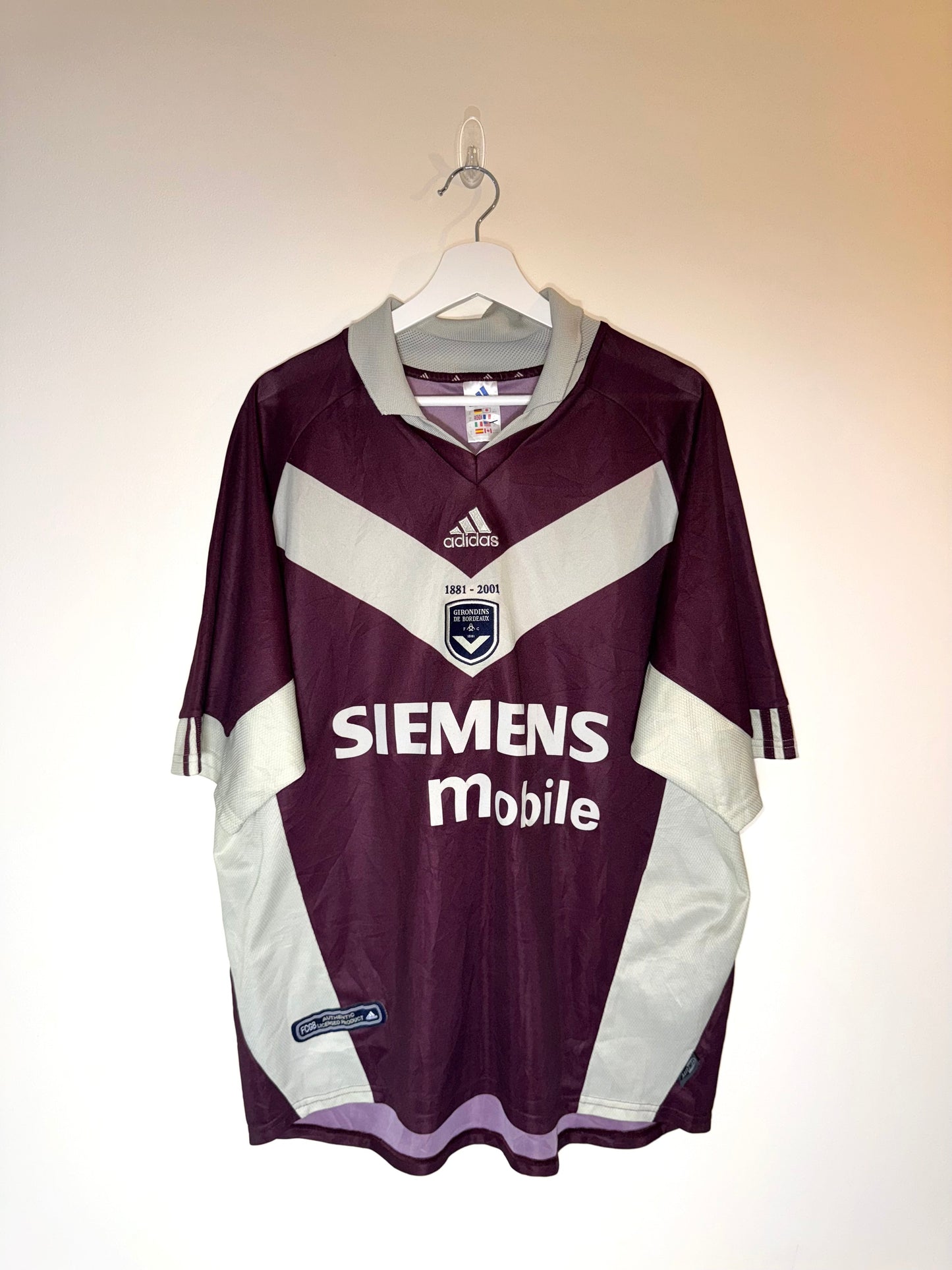 Girondins Bordeaux 2001/02 Third Football Shirt XL (9/10)