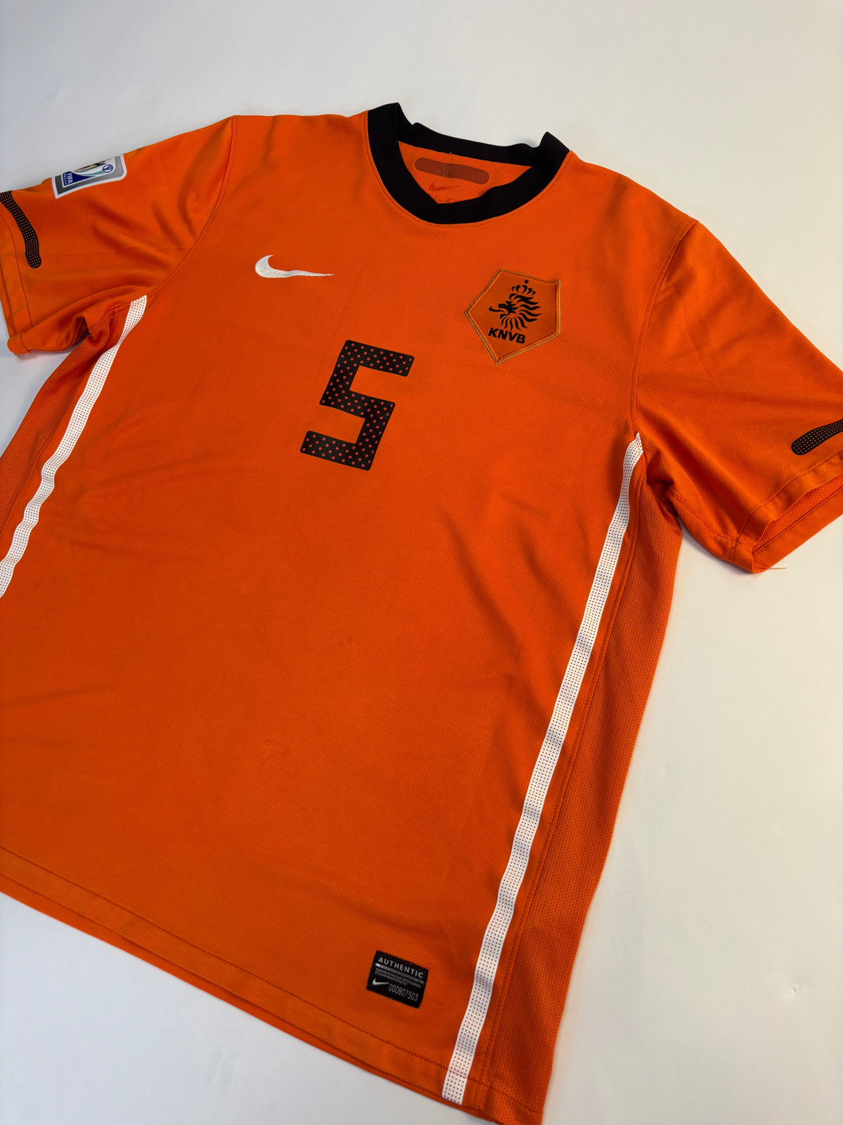 Netherlands Home Shirt 2010 (L) V.Bronckhorst 5