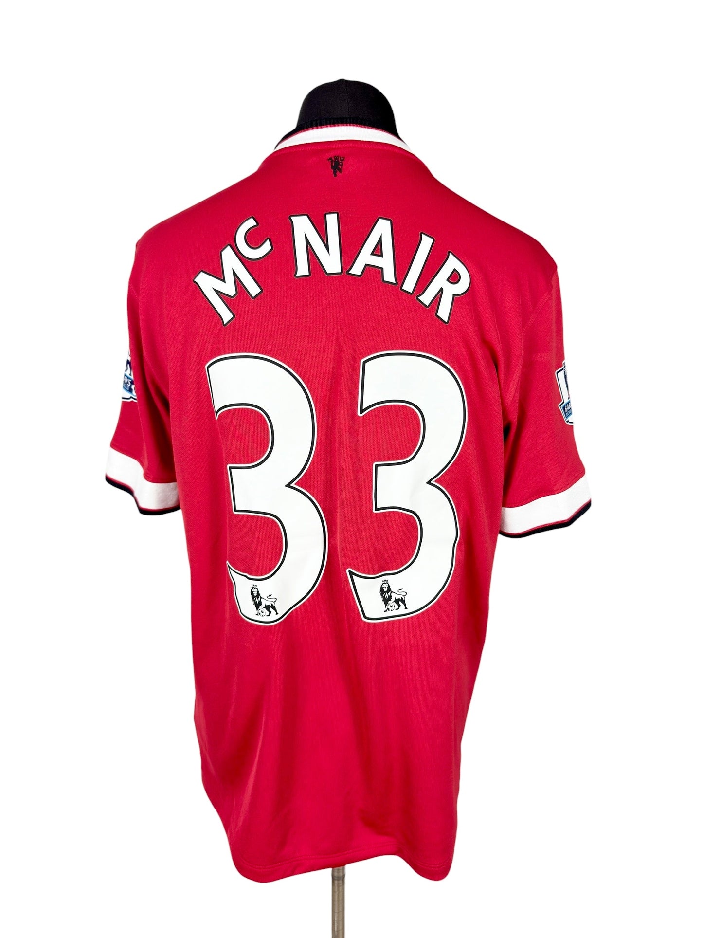 Manchester United 2014-15 Home - Size L - McNair 33