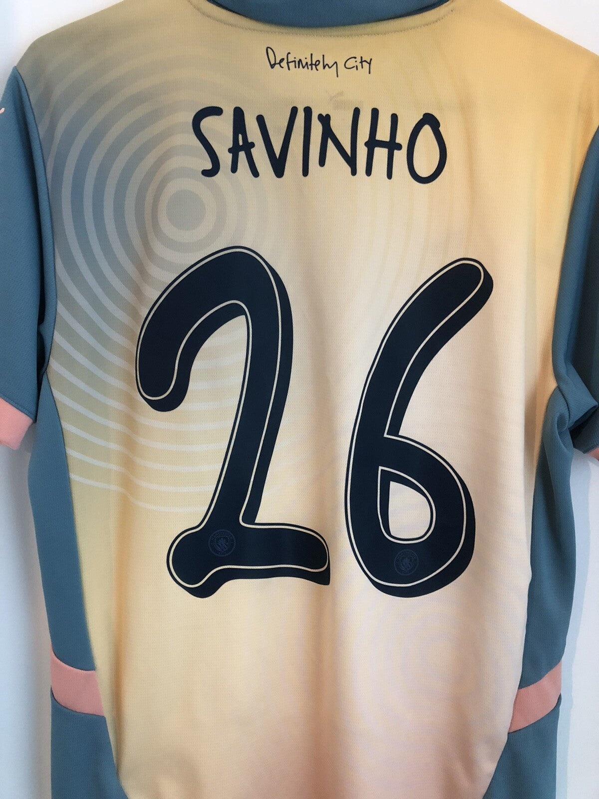 Manchester City Savinho #26 2024/25 Medium Home Excellent Condition 775202-04
