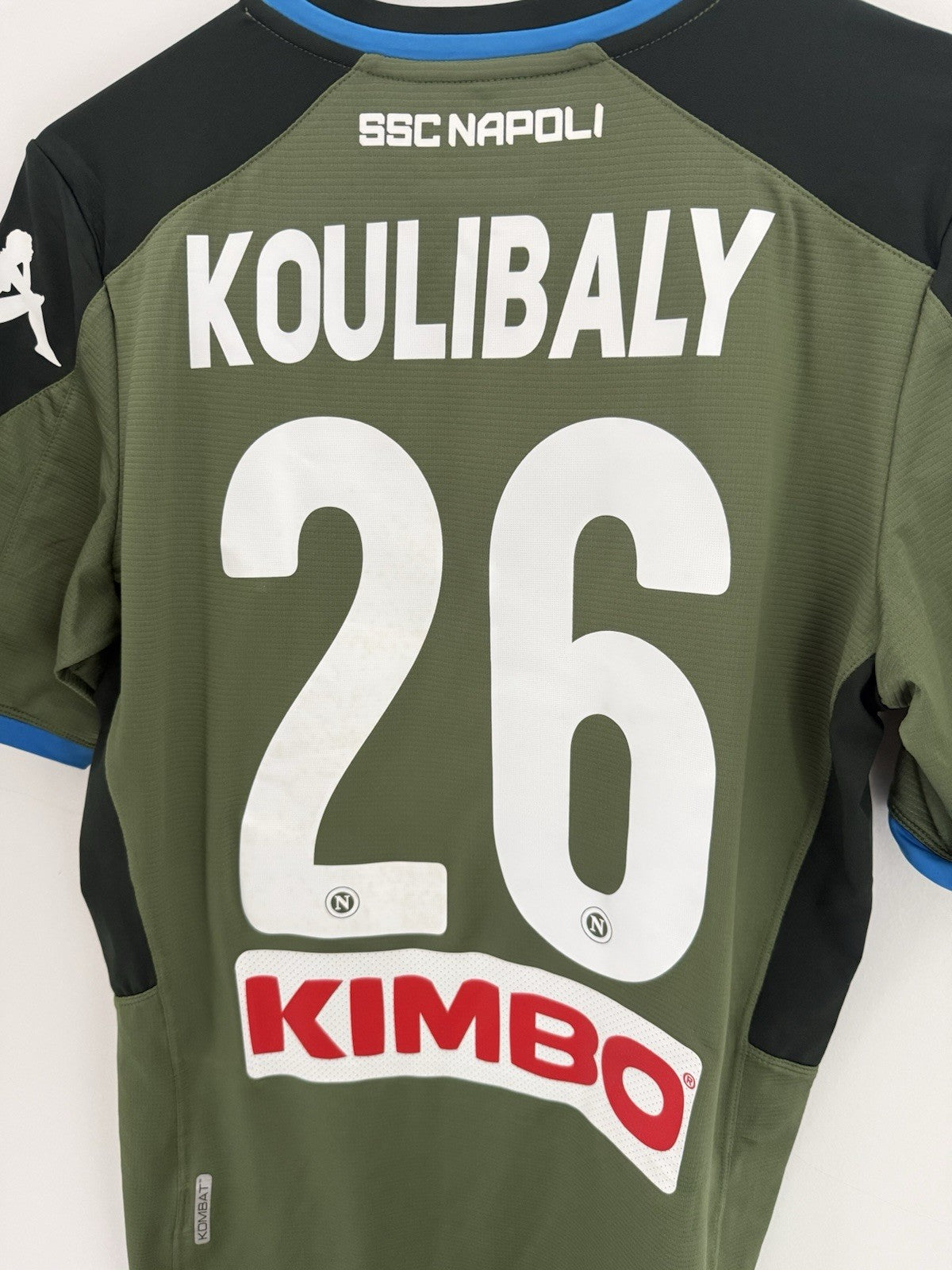 Napoli Koulibaly #26 2019/20 Kappa Medium Away Shirt BNWT 304NWA0