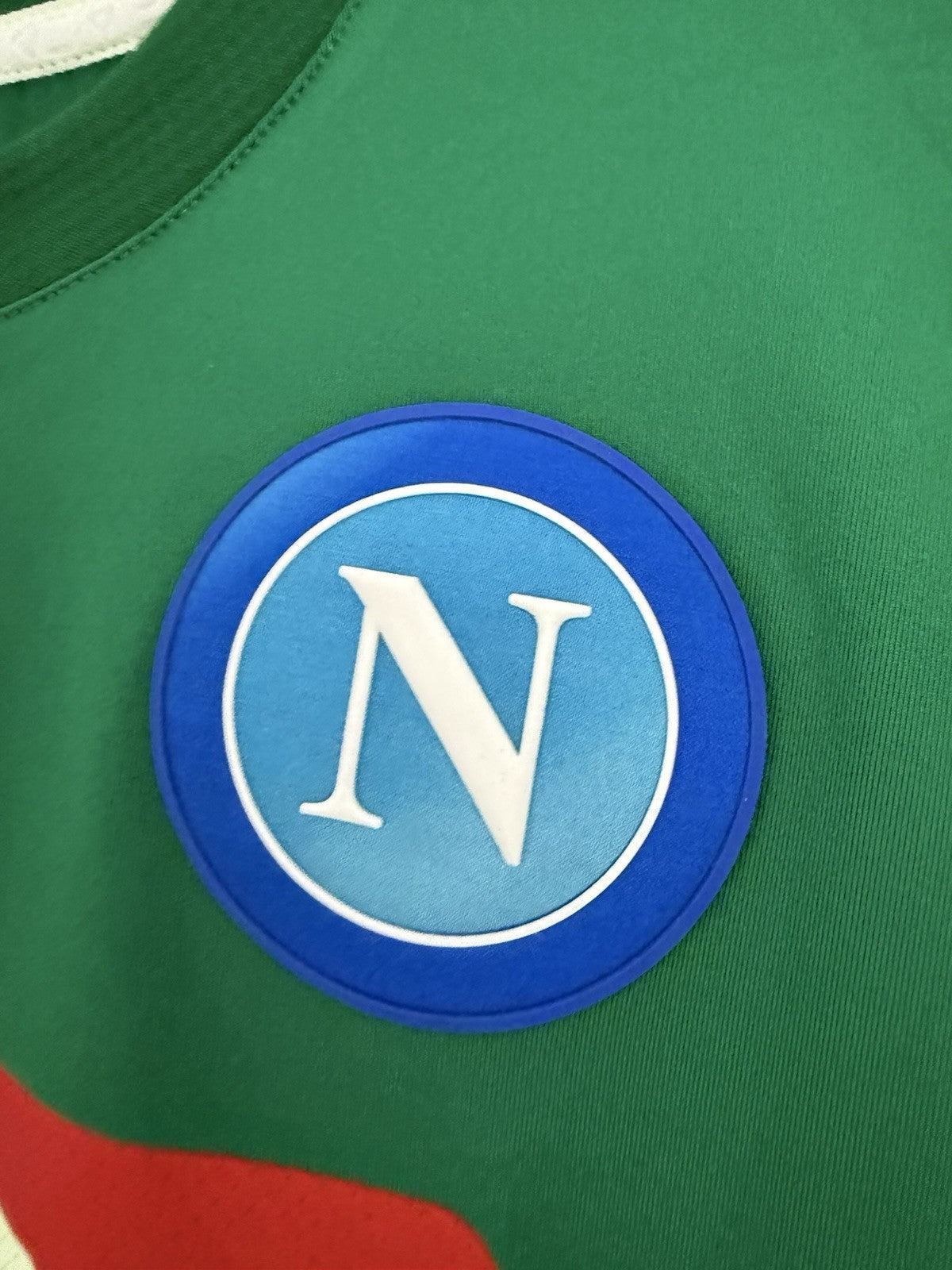 SSC Napoli Reina #25 2017/18 Large Goalkeeper Kappa Slim Home Shirt BNWT 303V450