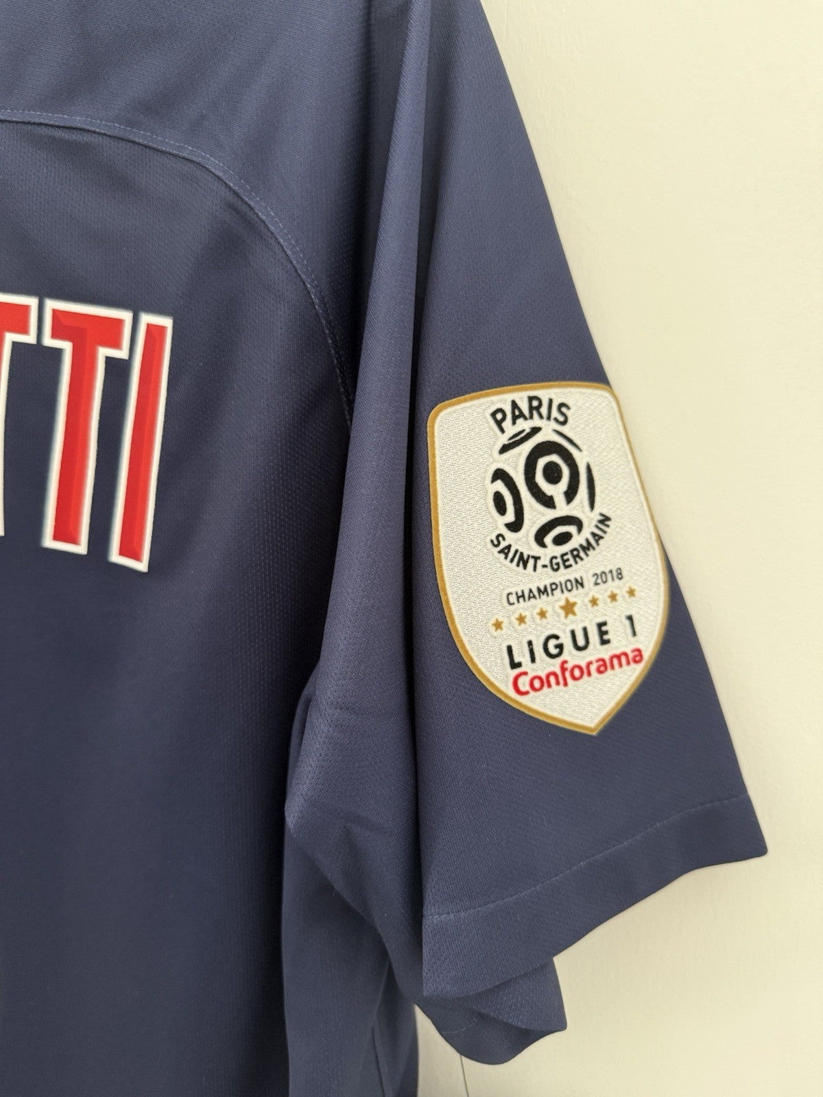 PSG Veratti #6 2018/19 Large Home Shirt Nike BNWT 894432-411