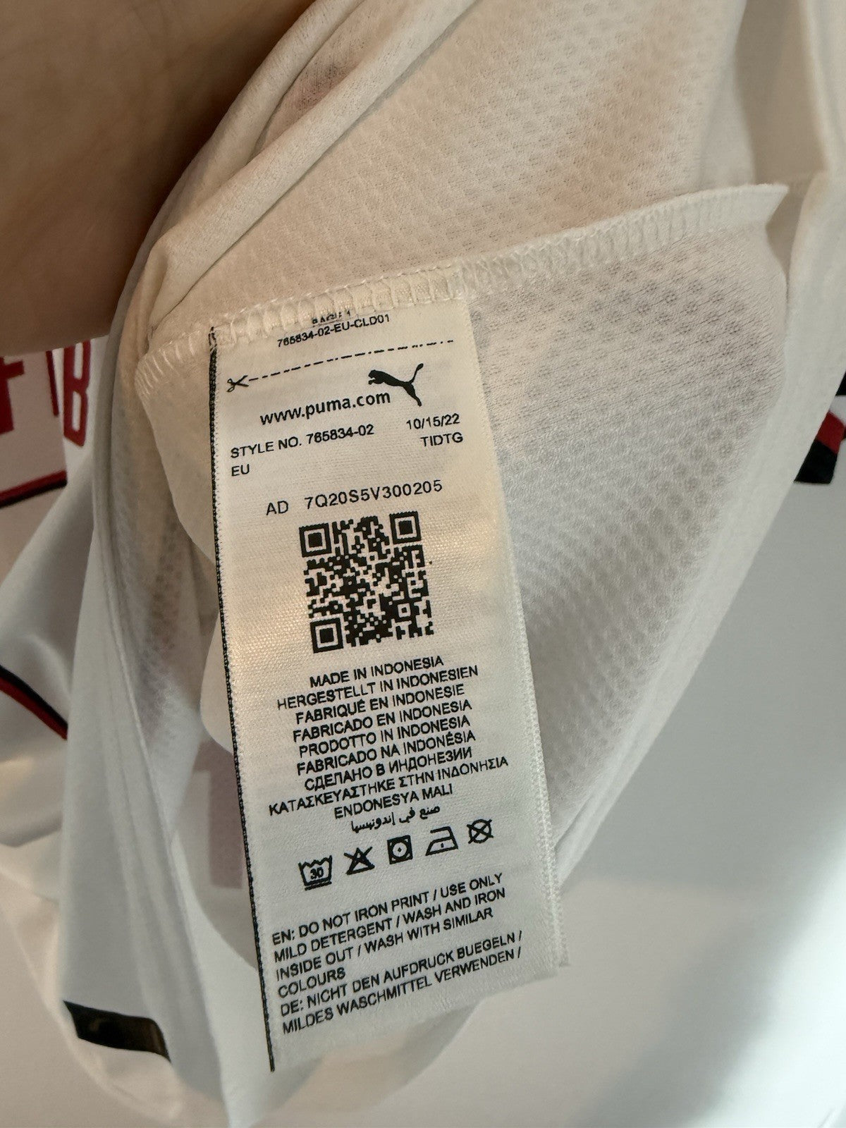 AC Milan Theo #19 2022/23 Large Away Shirt BNWT 765834-02