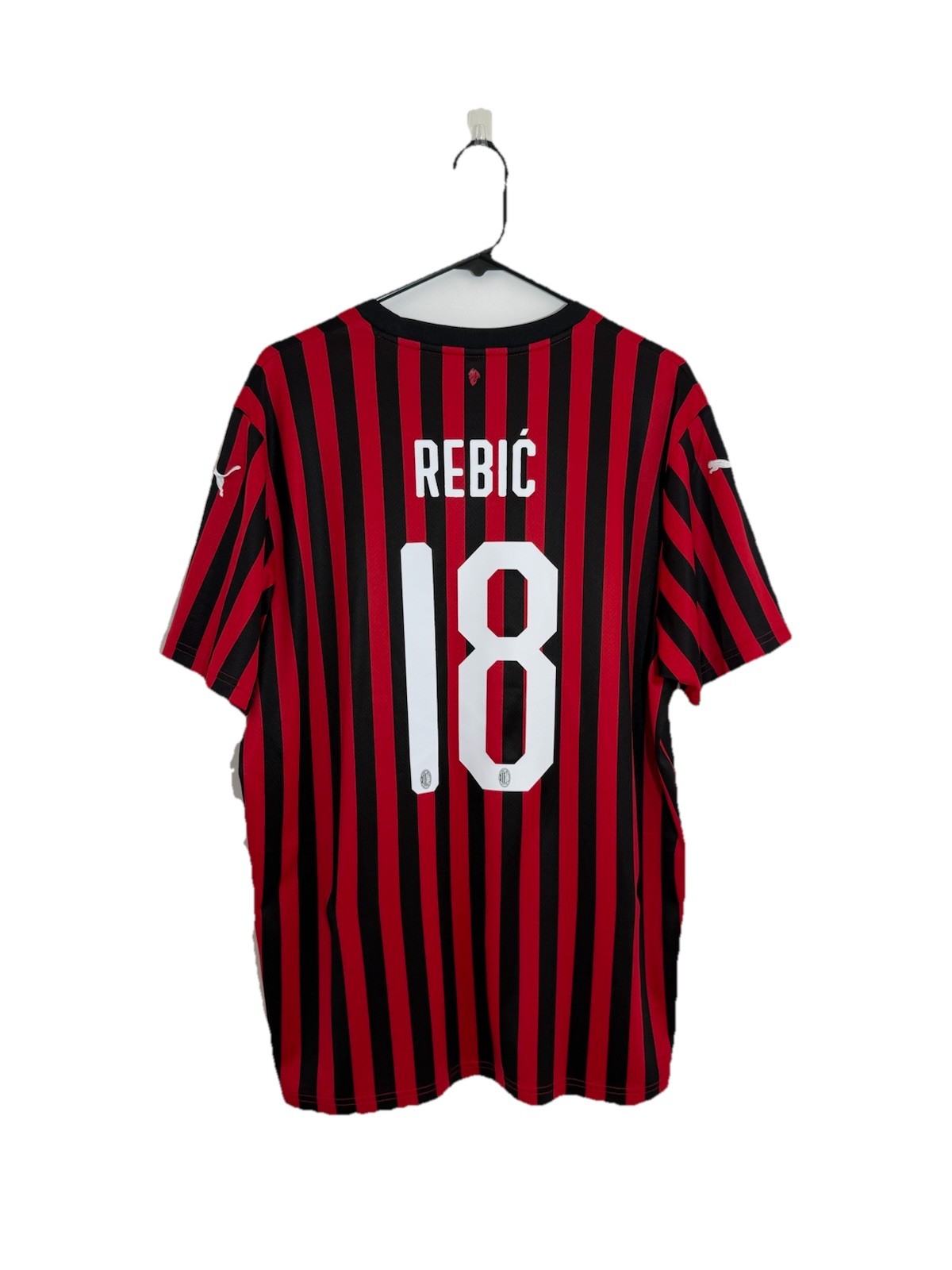 AC Milan Rebic #18 2019/20 XL Home Shirt Puma Excellent Condition 755857-01