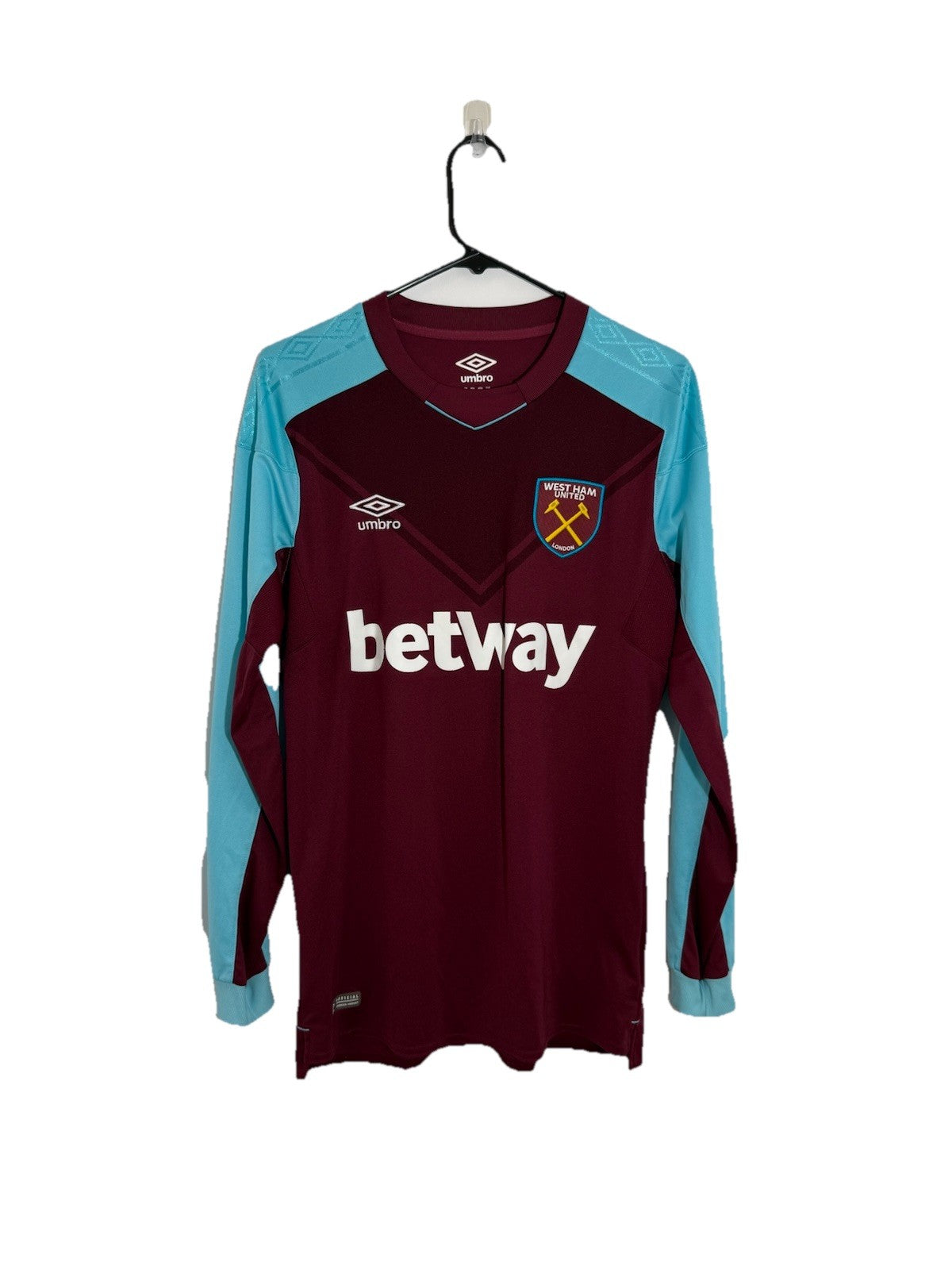 West Ham United Noble #16 2017/18 Medium Home Shirt Excellent Condition