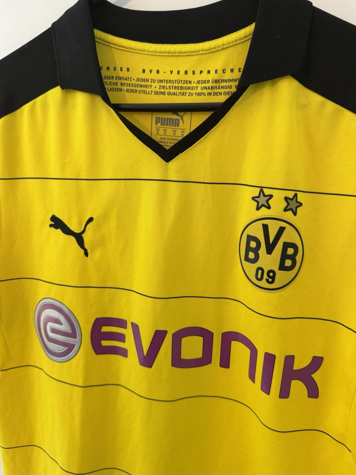 Borussia Dortmund Gundogan #8 2015/16 Large Home Excellent Condition 747991
