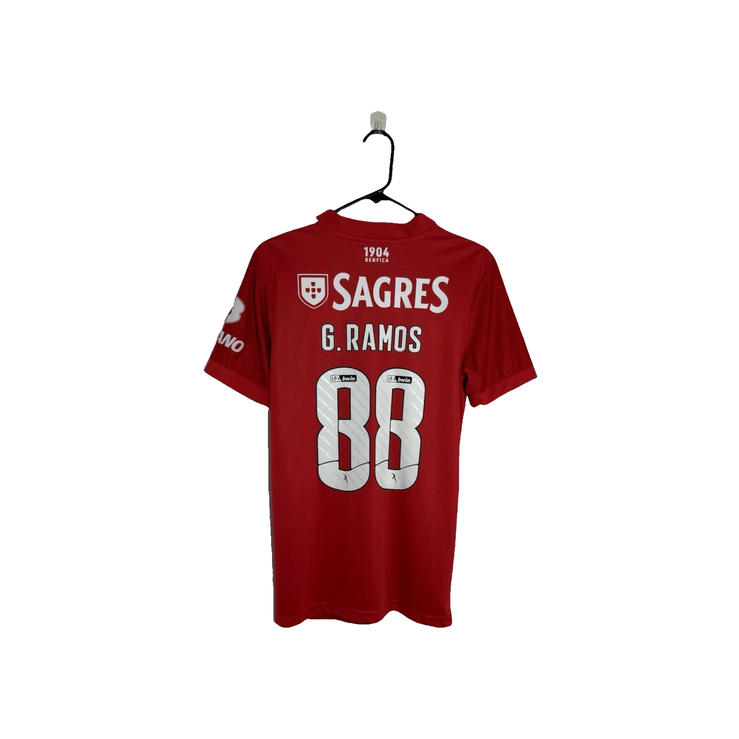 Benfica G. Ramos #88 2021/22 Small Home Shirt Excellent Condition GT9666