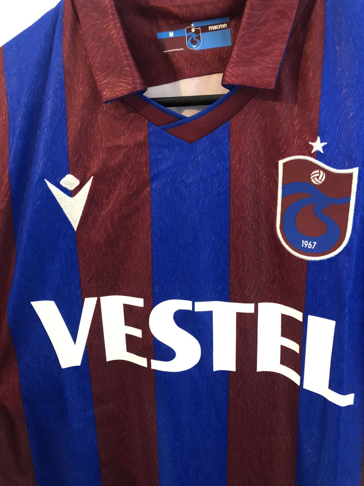 Trabzonspor 2020/21 Medium Authentic Home Shirt Macron Excellent Condition
