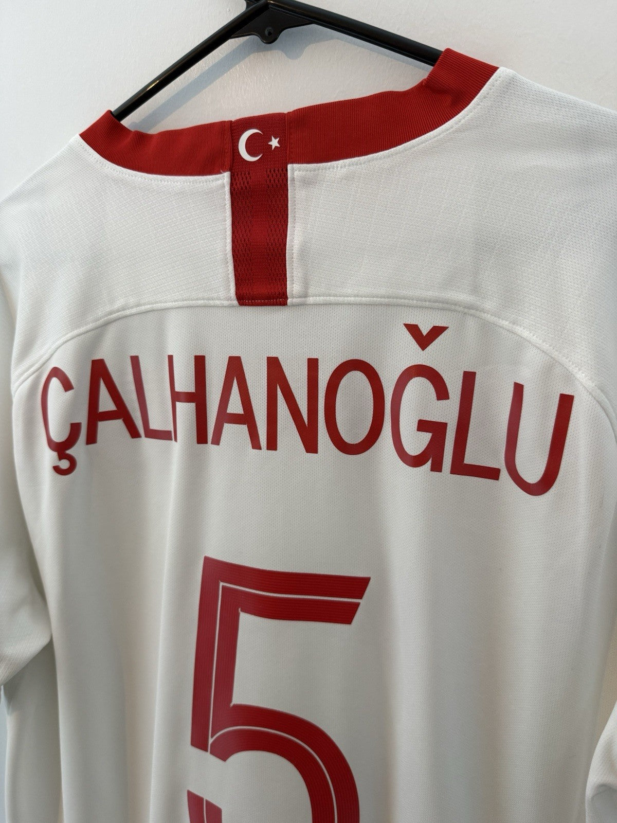 Turkey Calhanoglu #5 2018 XL Away Shirt Nike Very Good Condition 893900-100