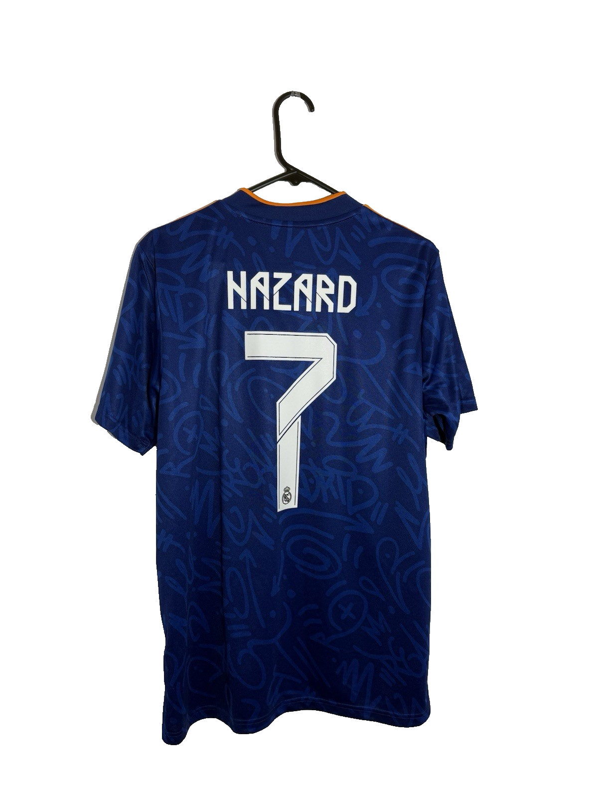 Real Madrid Hazard #7 2021/22 Medium Away Shirt Excellent Condition H40942