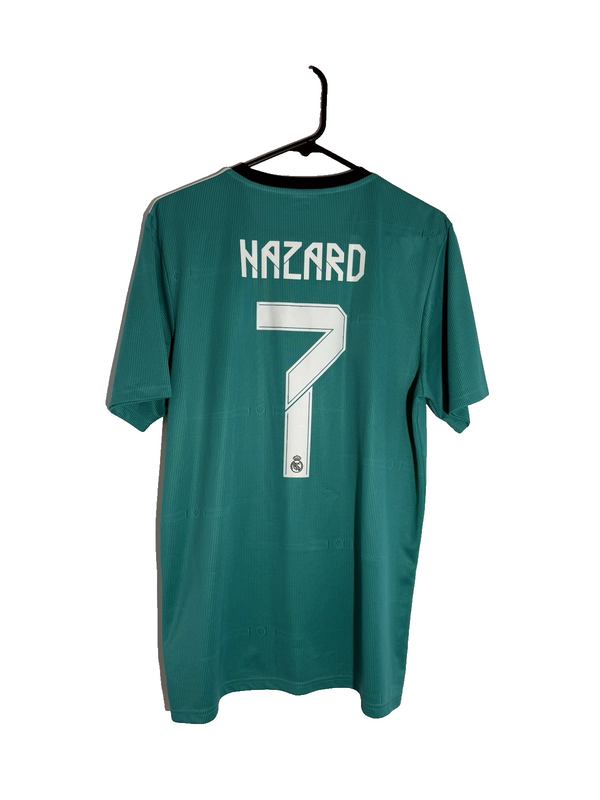 Real Madrid Hazard #7 2021/22 Large 3rd Shirt Excellent Condition H40951