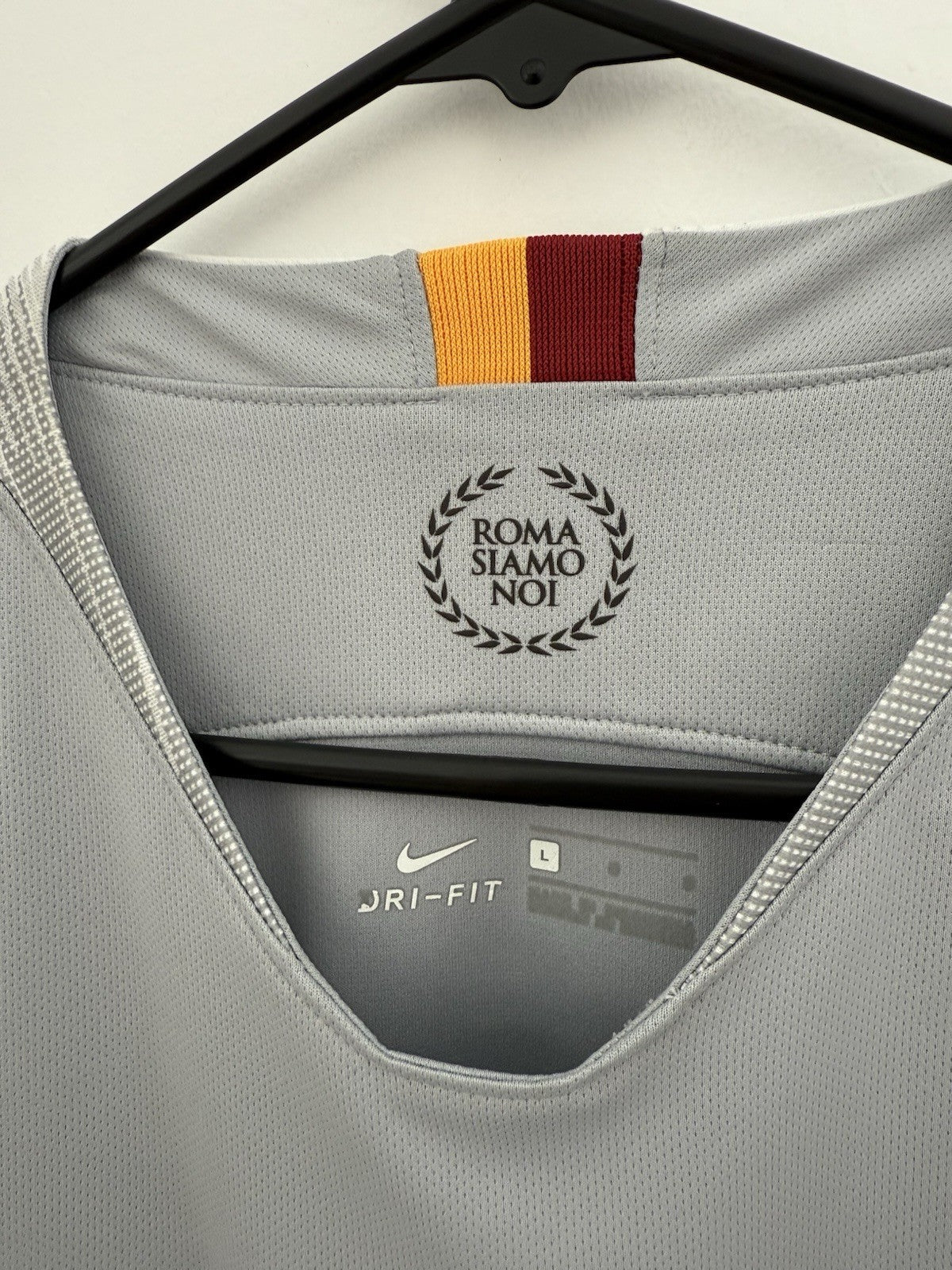 AS Roma Dzeko #9 2018/19 Large Away Shirt Excellent Condition