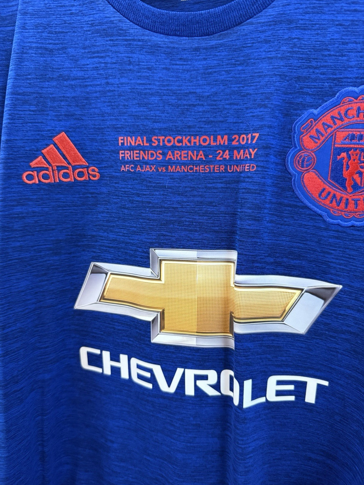 Man United 2016/17 Large Away Europa League Shirt Excellent Condition AI6703