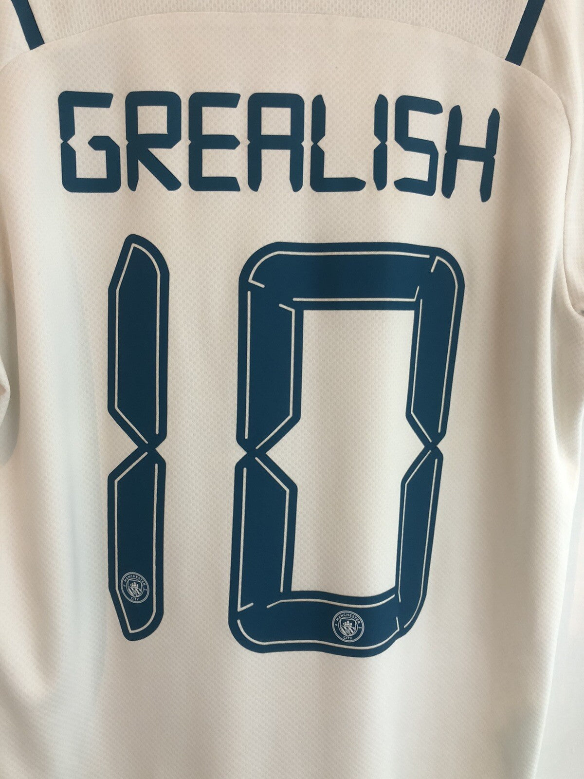 Manchester City Grealish #10 2021/22 Medium Away Excellent Condition 759211-02