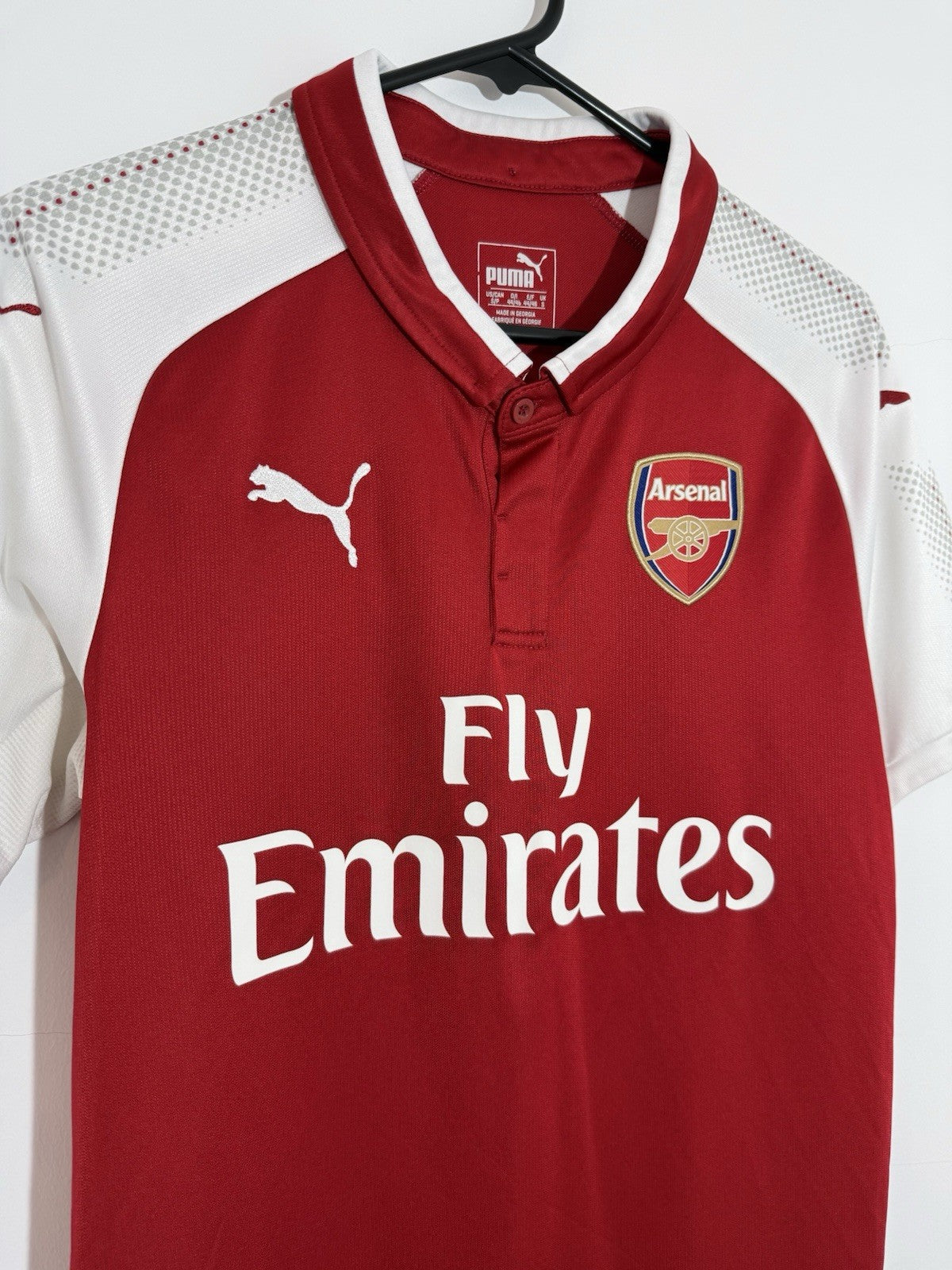Arsenal Nketiah #62 2017/18 Small Home Shirt Puma Excellent Condition 751509