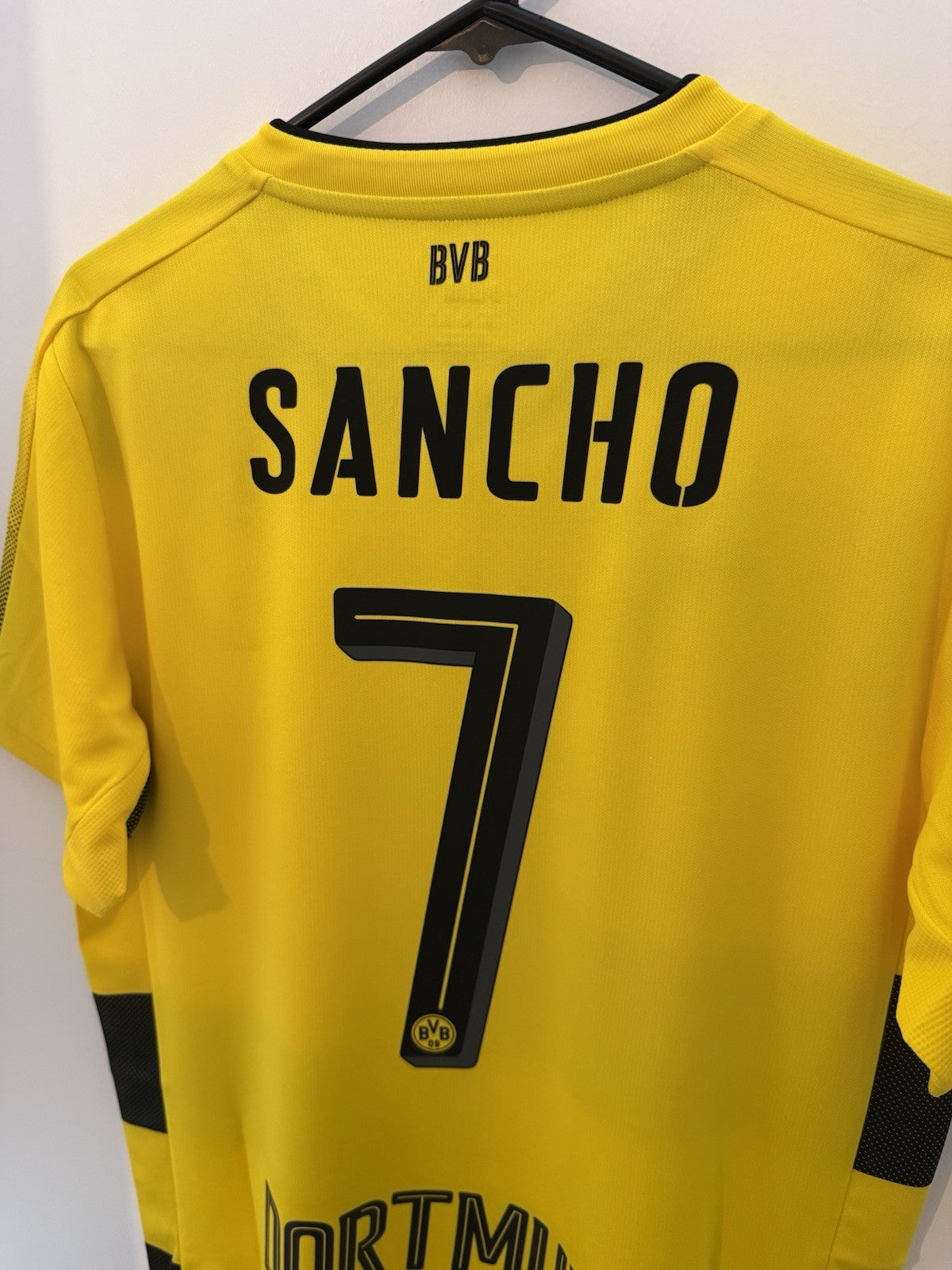 Borussia Dortmund Sancho #7 2017/18 Medium Home Shirt BNWT 751760-01