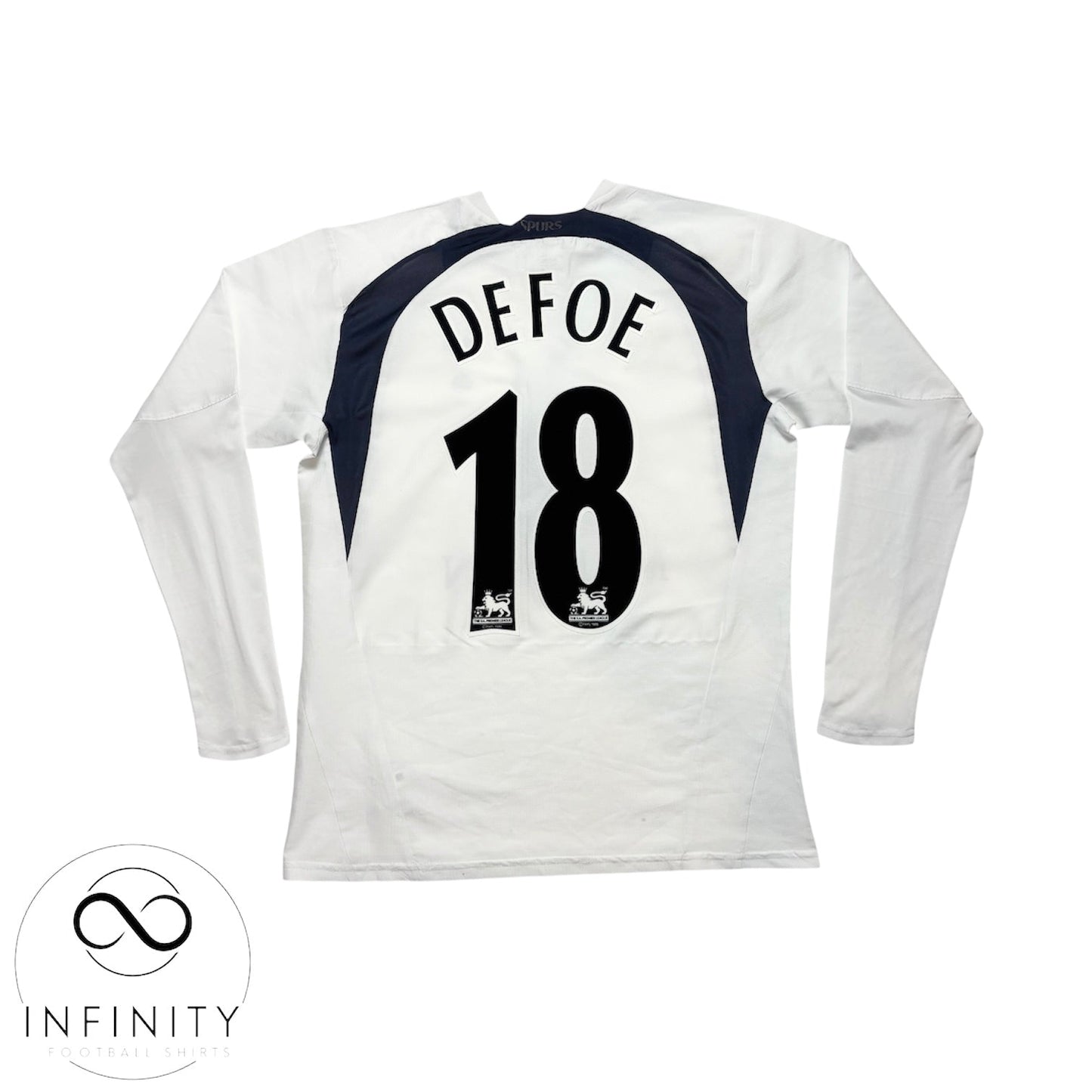 Tottenham Hotspur Home Shirt LS 2006/07 (S) Defoe 18