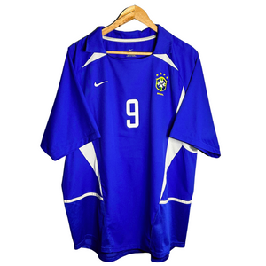 2002-04 Brazil Away Shirt “Ronaldo 9” - XL