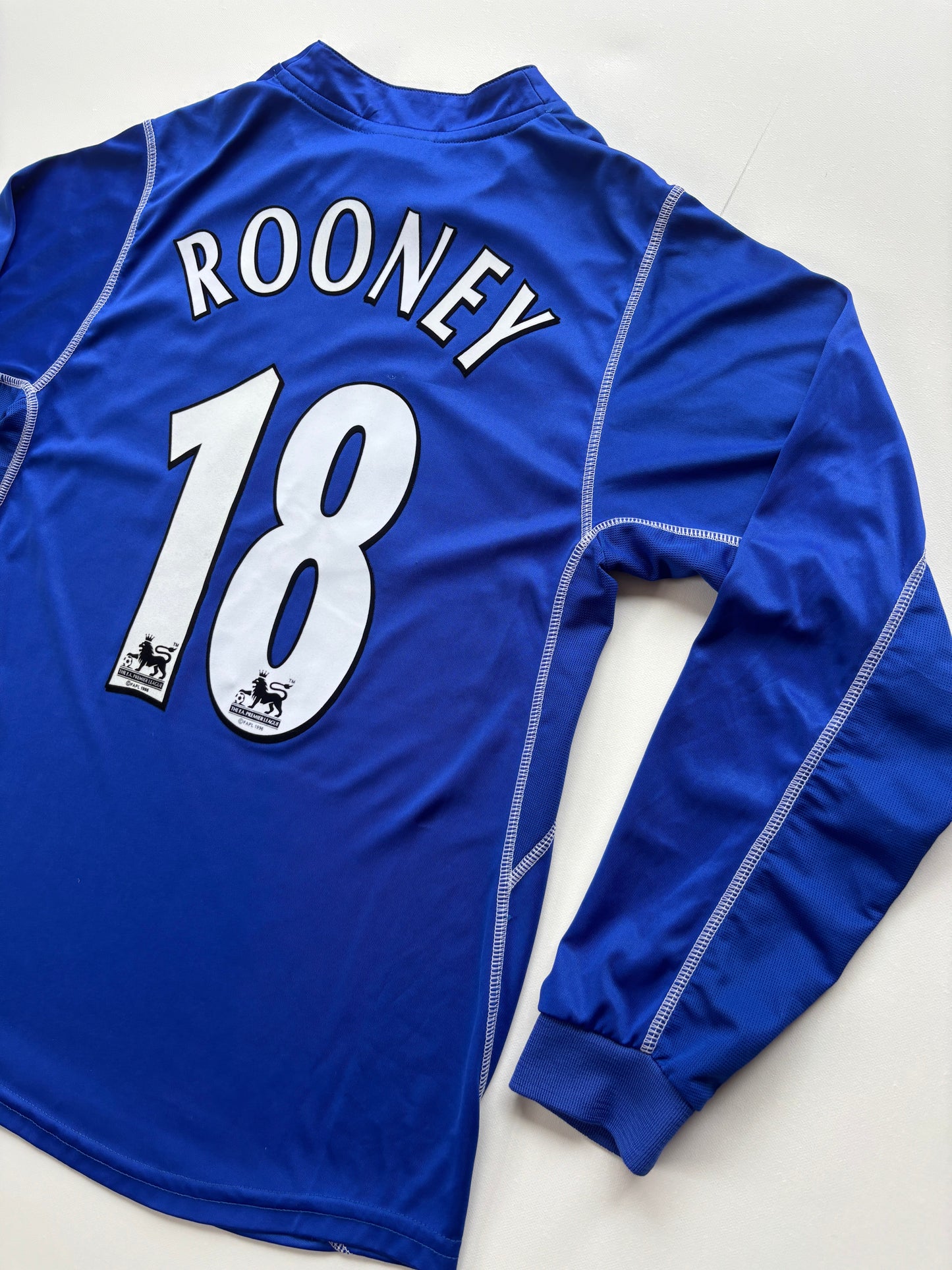 Everton Home Shirt LS 2002/03 (M) Rooney 18