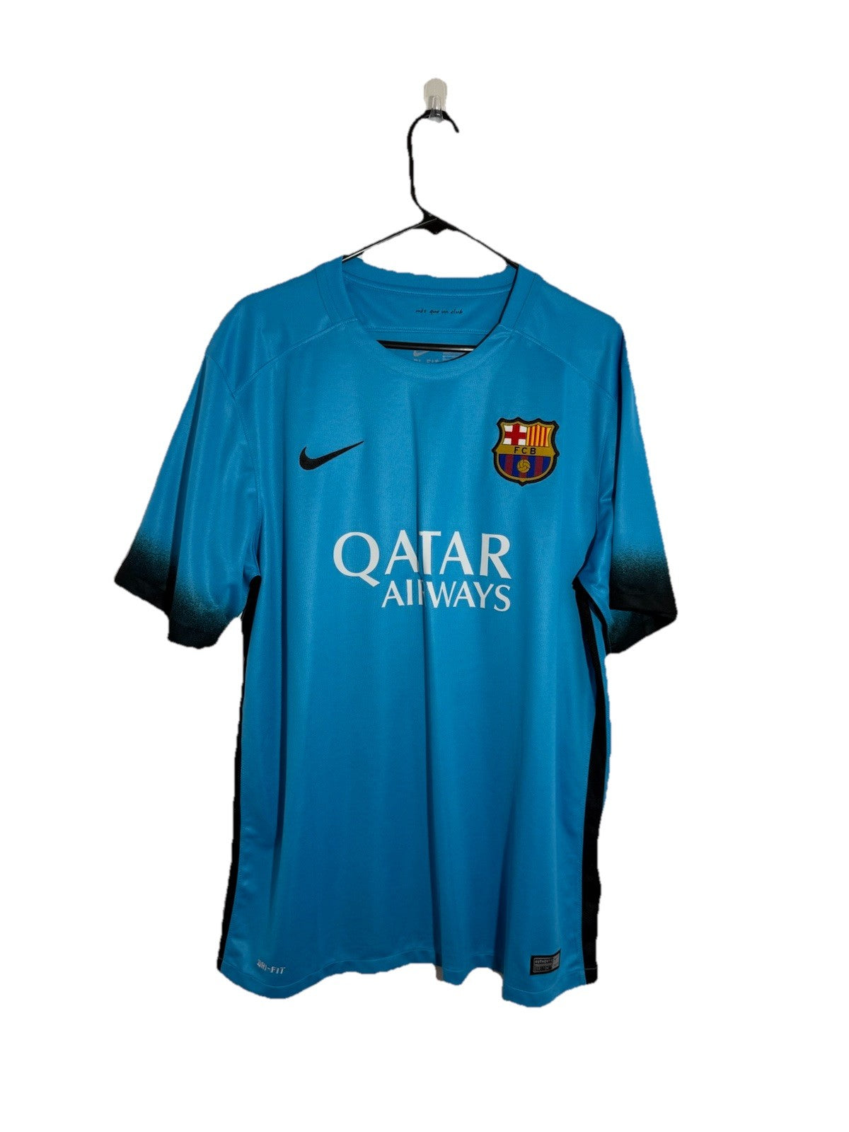 Barcelona Messi #10 2015/16 XL 3rd Shirt Nike Excellent Condition 658789-426