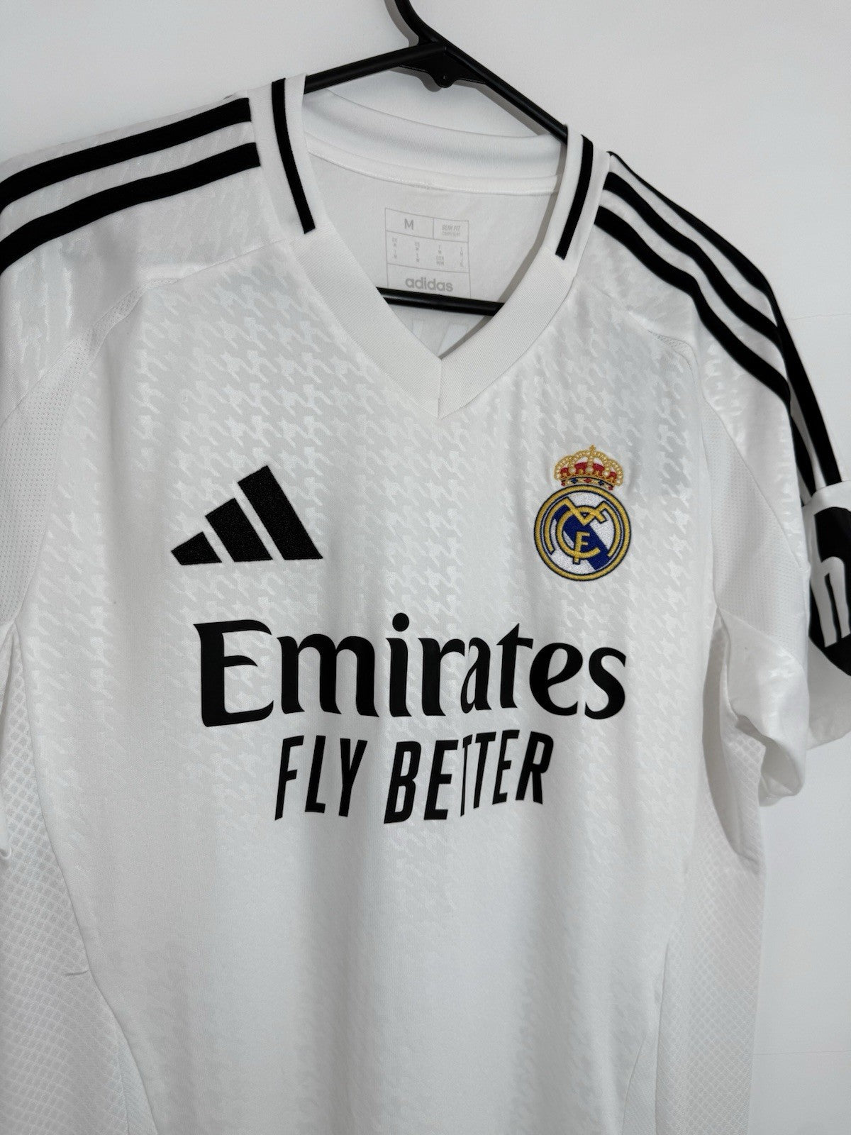 Real Madrid Bellingham #5 2024/25 Medium CL Home Shirt BNWT IU5011