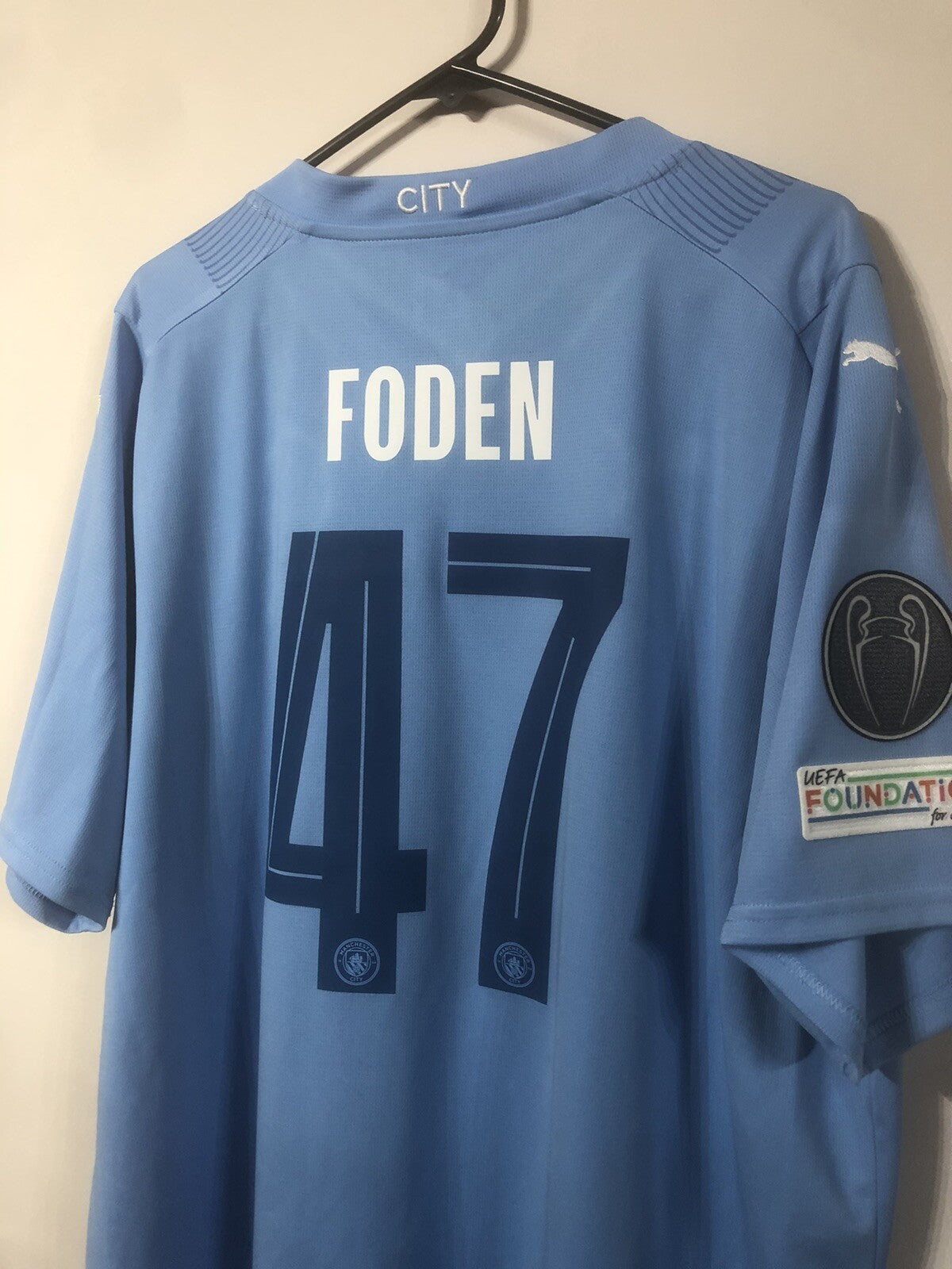 Manchester City Foden #47 2023/24 XXL Home Shirt Excellent Condition 770438-01