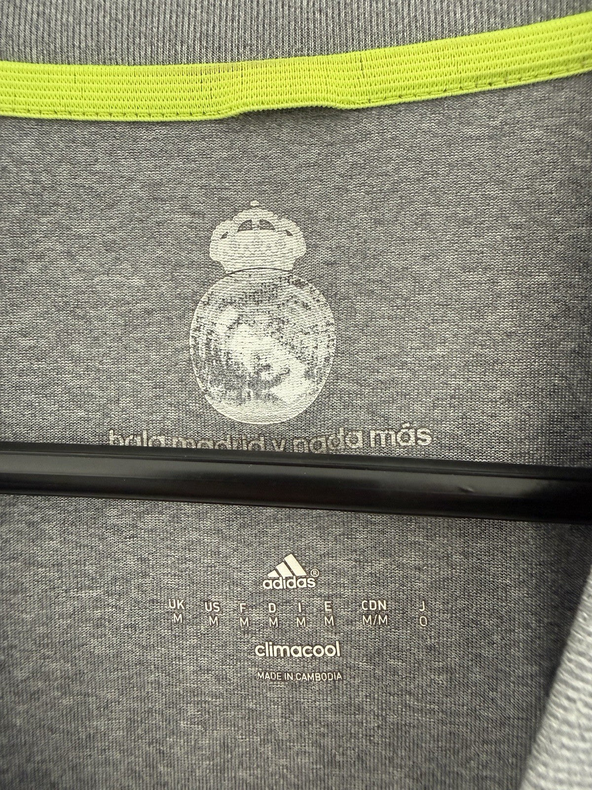 Real Madrid Benezma #9 2015/16 Medium Away Shirt Very Good Condition AA2219