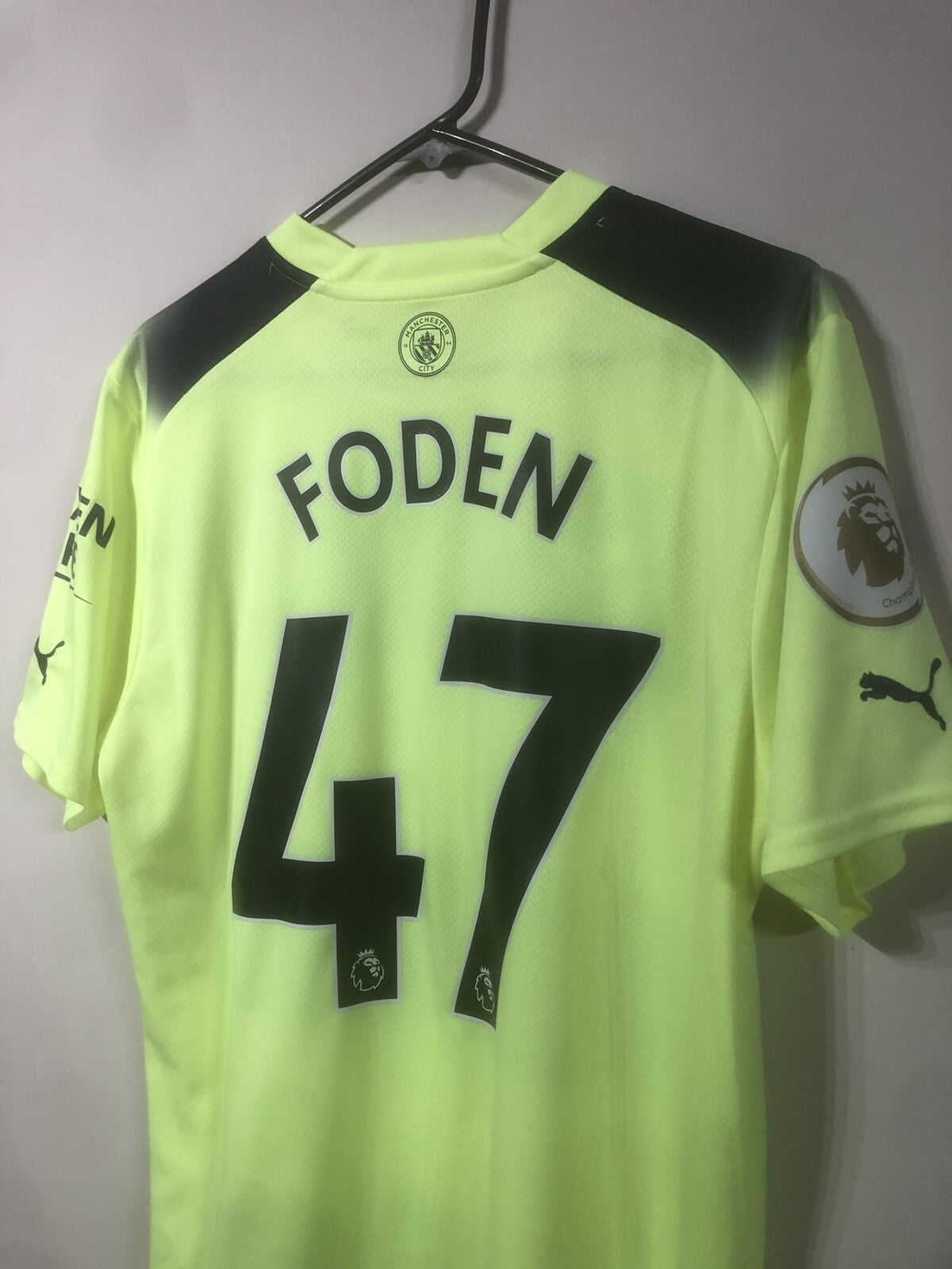 Manchester City Foden #47 2022/23 Large 3rd Shirt Excellent Condition 765734-03