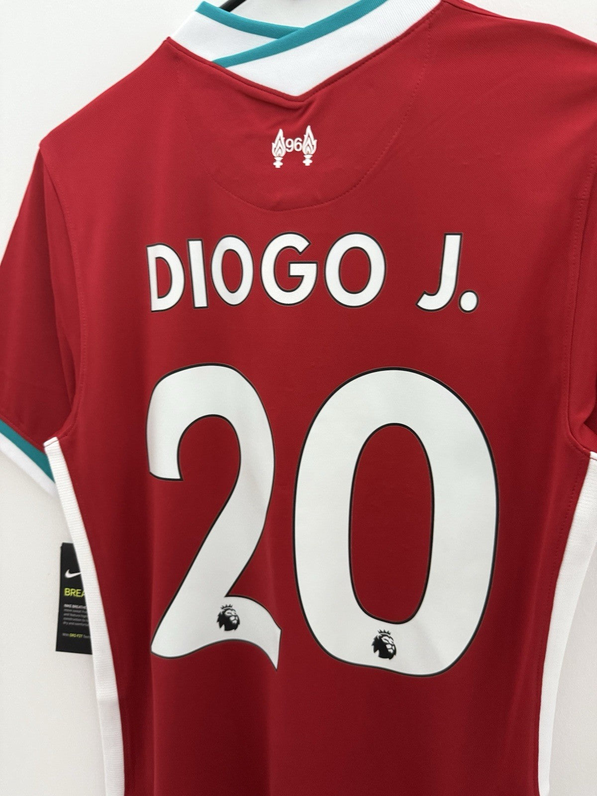 Liverpool Diogo J #20 Small 2020/21 Home Shirt BNWT CZ2636-687