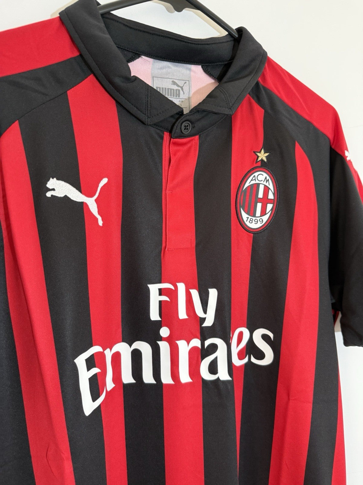 AC Milan 2018/19 Large Home Shirt Puma BNWT 754419-06