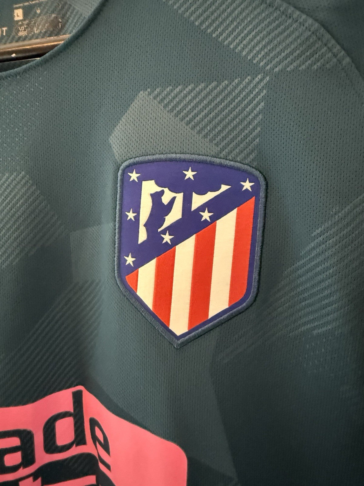 Atletico Madrid Saul #8 2017/18 Large 3rd Shirt Excellent Condition 851468-426