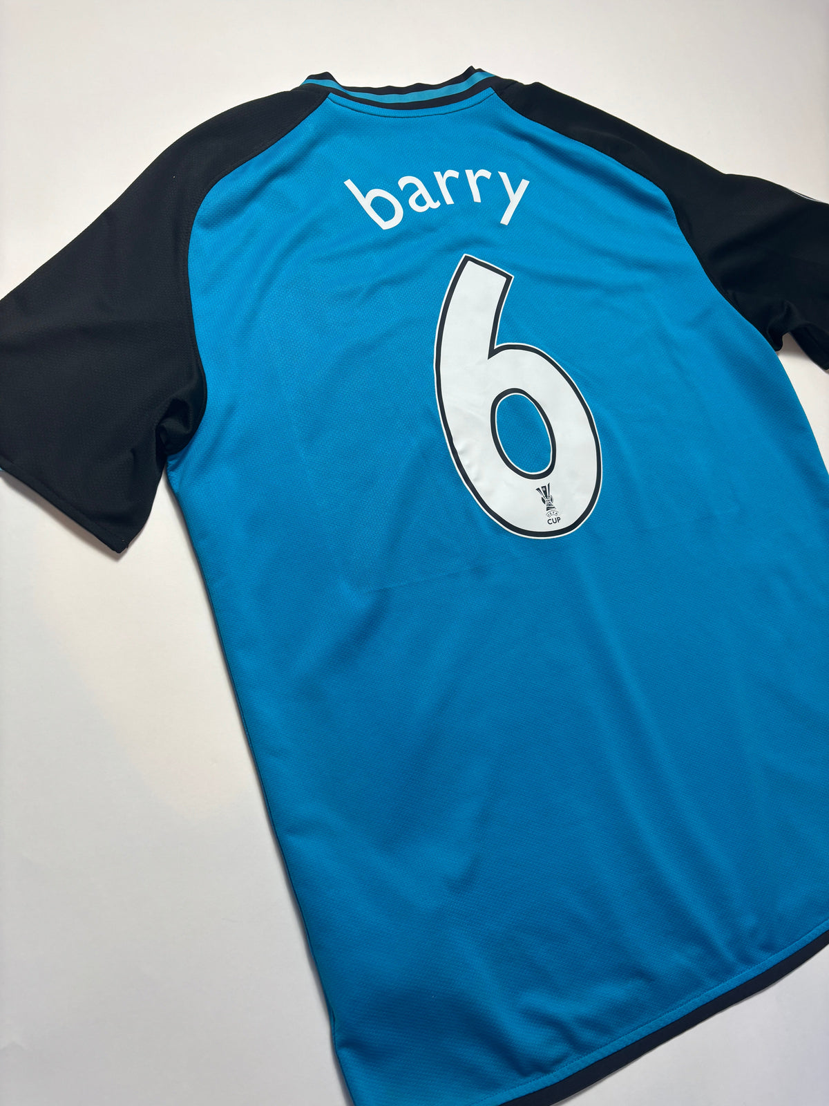 Aston Villa Away Shirt 2008/09 (L) Barry 6