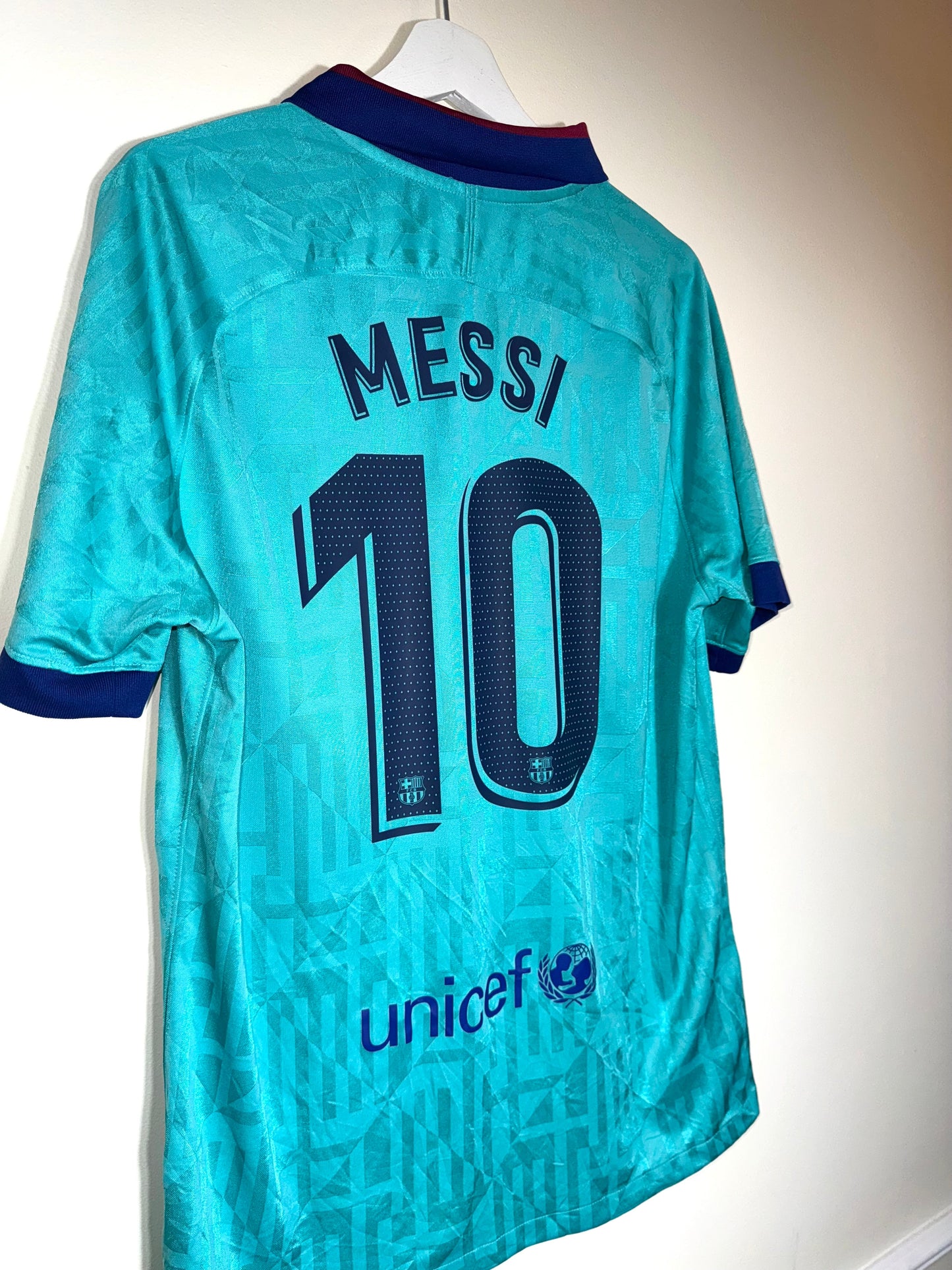 FC Barcelona 2019/20 Third Shirt *MESSI* Large (8.5/10)