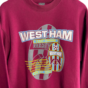 1990’s West Ham United Sweatshirt - M