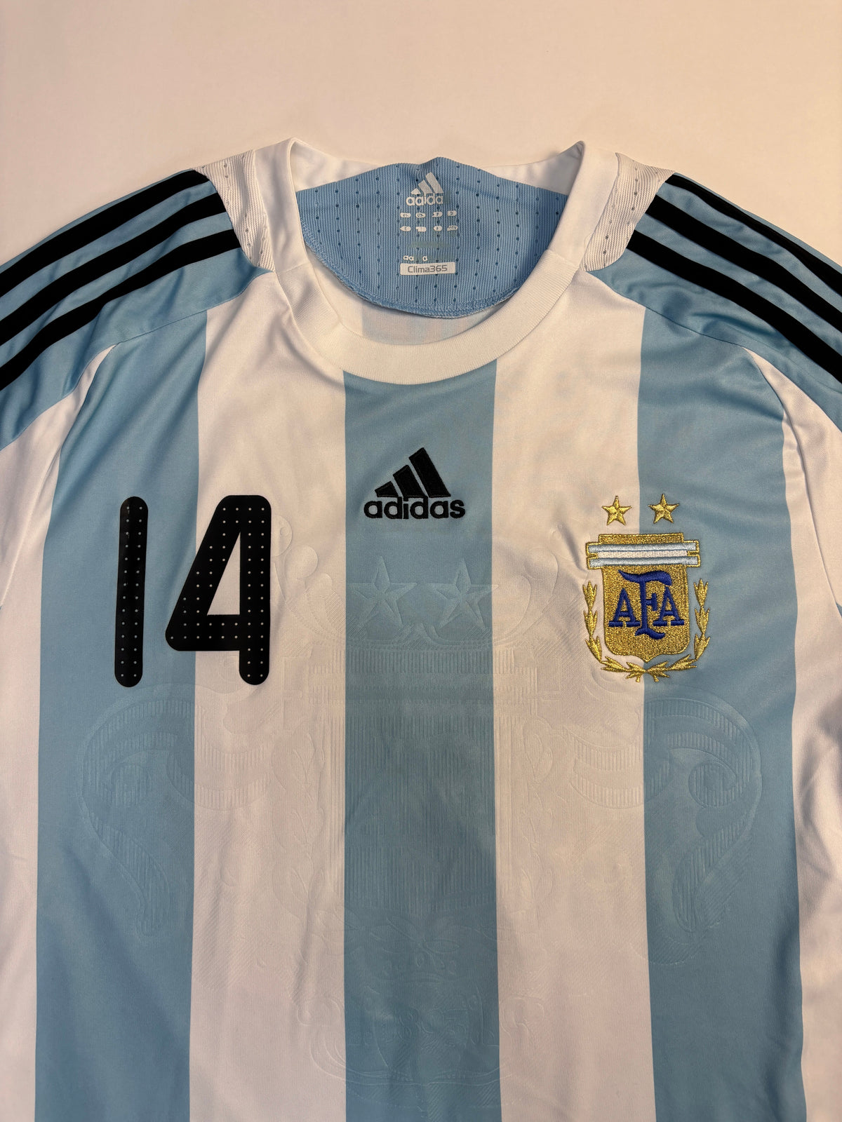 Argentina Home Shirt 2008/09 (L) Mascherano 14