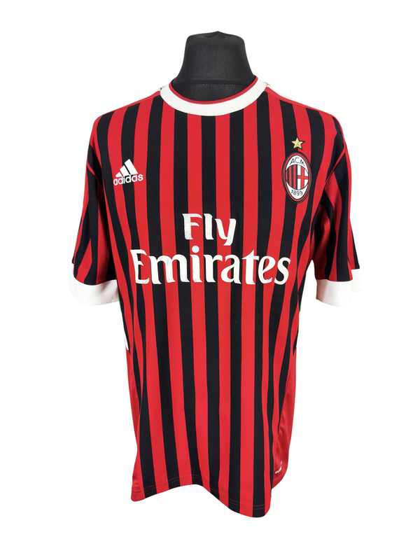 AC Milan 2011-12 Home - Size L - Nesta 13